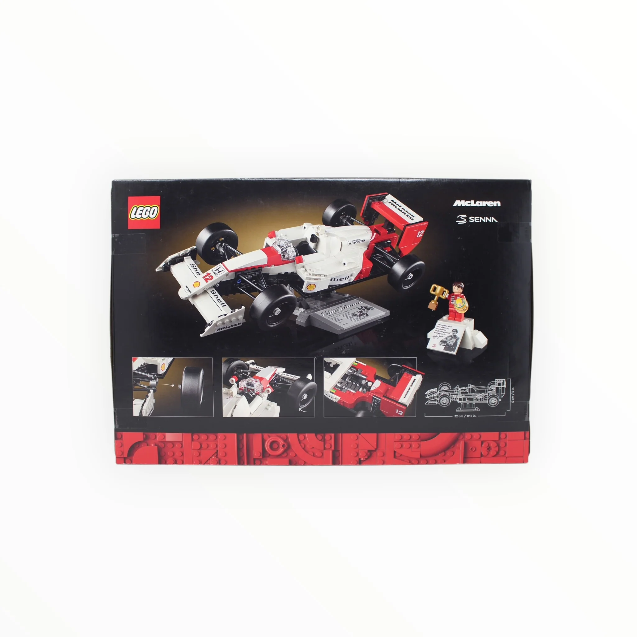 10330 Icons McLaren MP4/4 & Ayrton Senna (some box damage) - Image 2