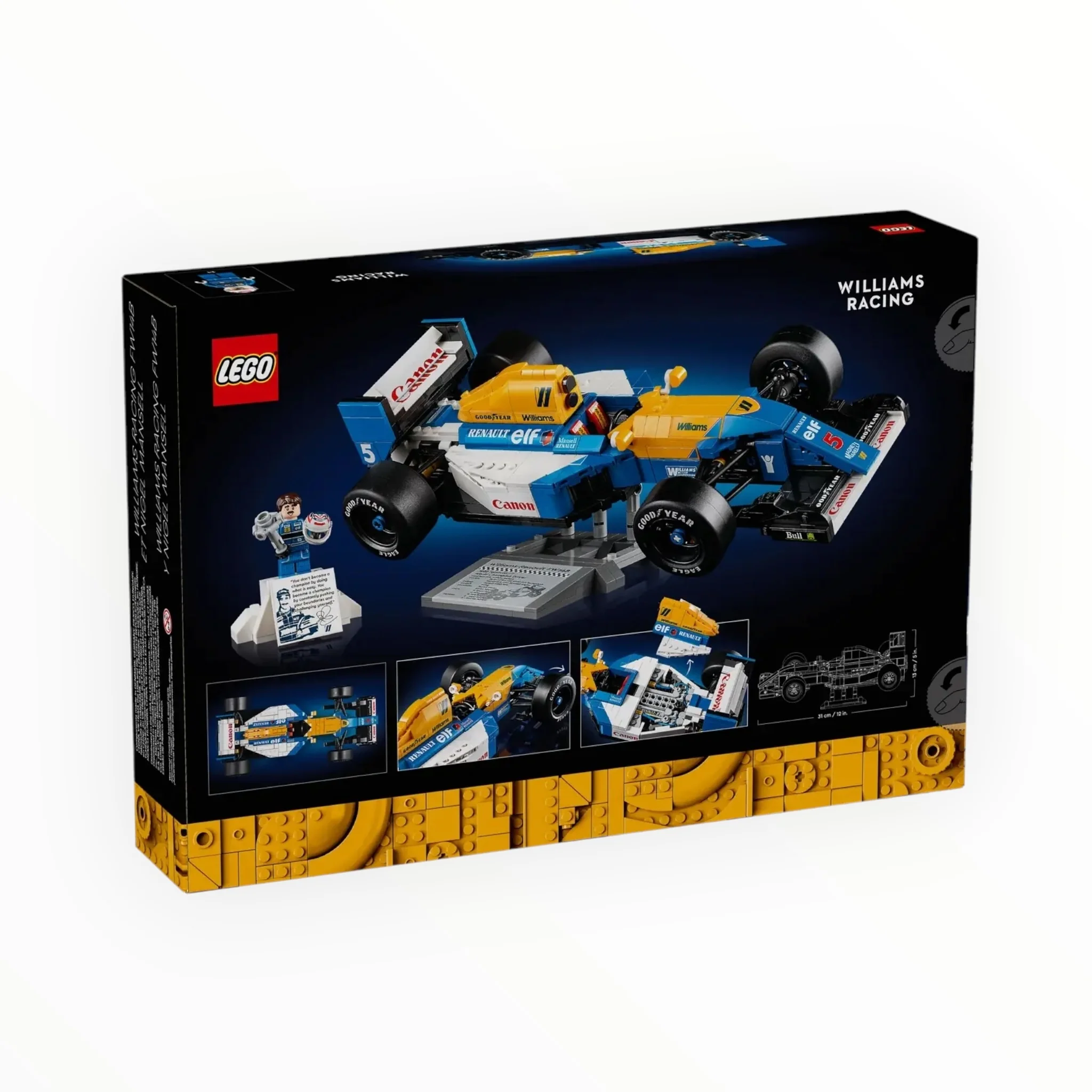 10353 Icons Williams Racing FW14B & Nigel Mansell - Image 3