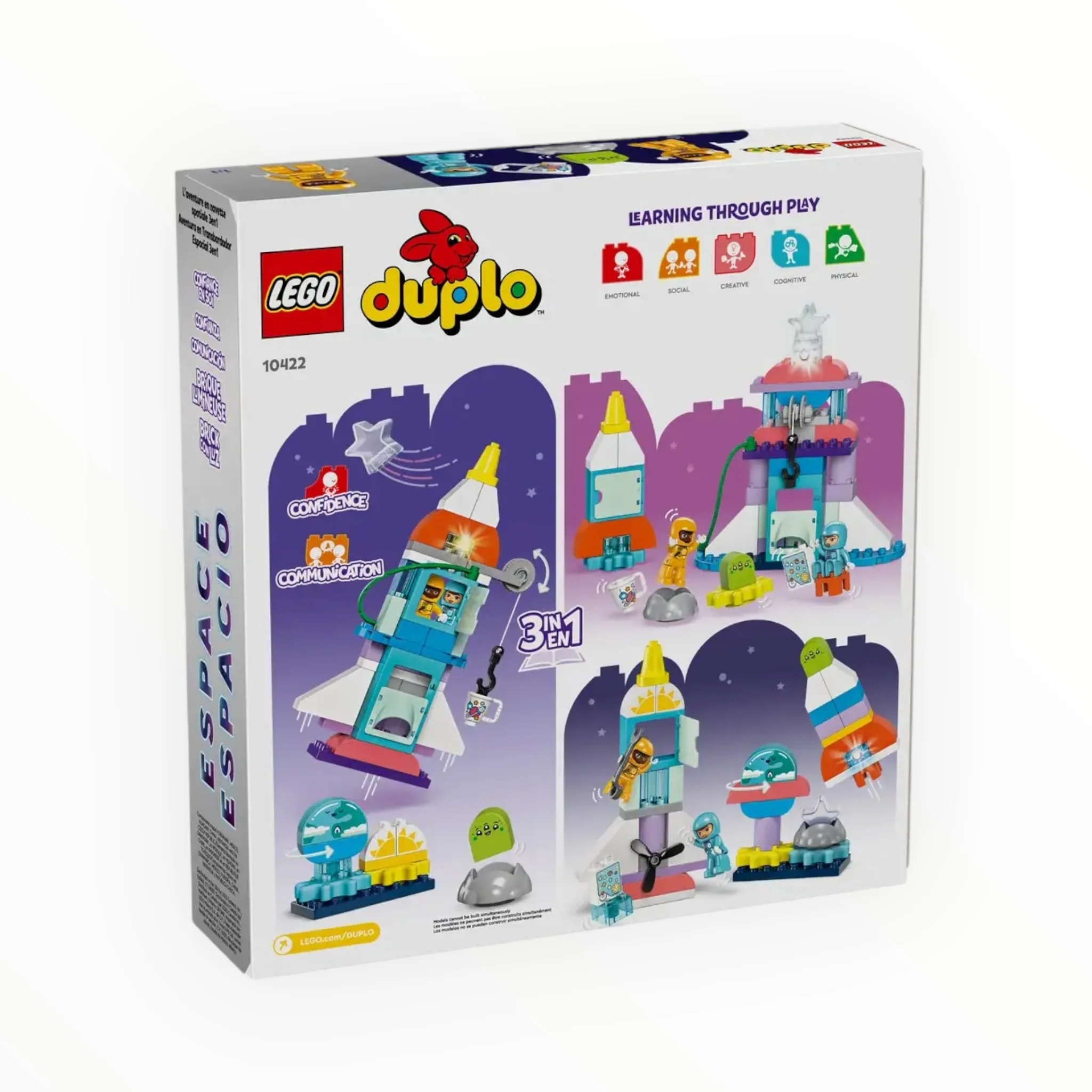 10422 DUPLO 3in1 Space Shuttle Adventure - Image 2