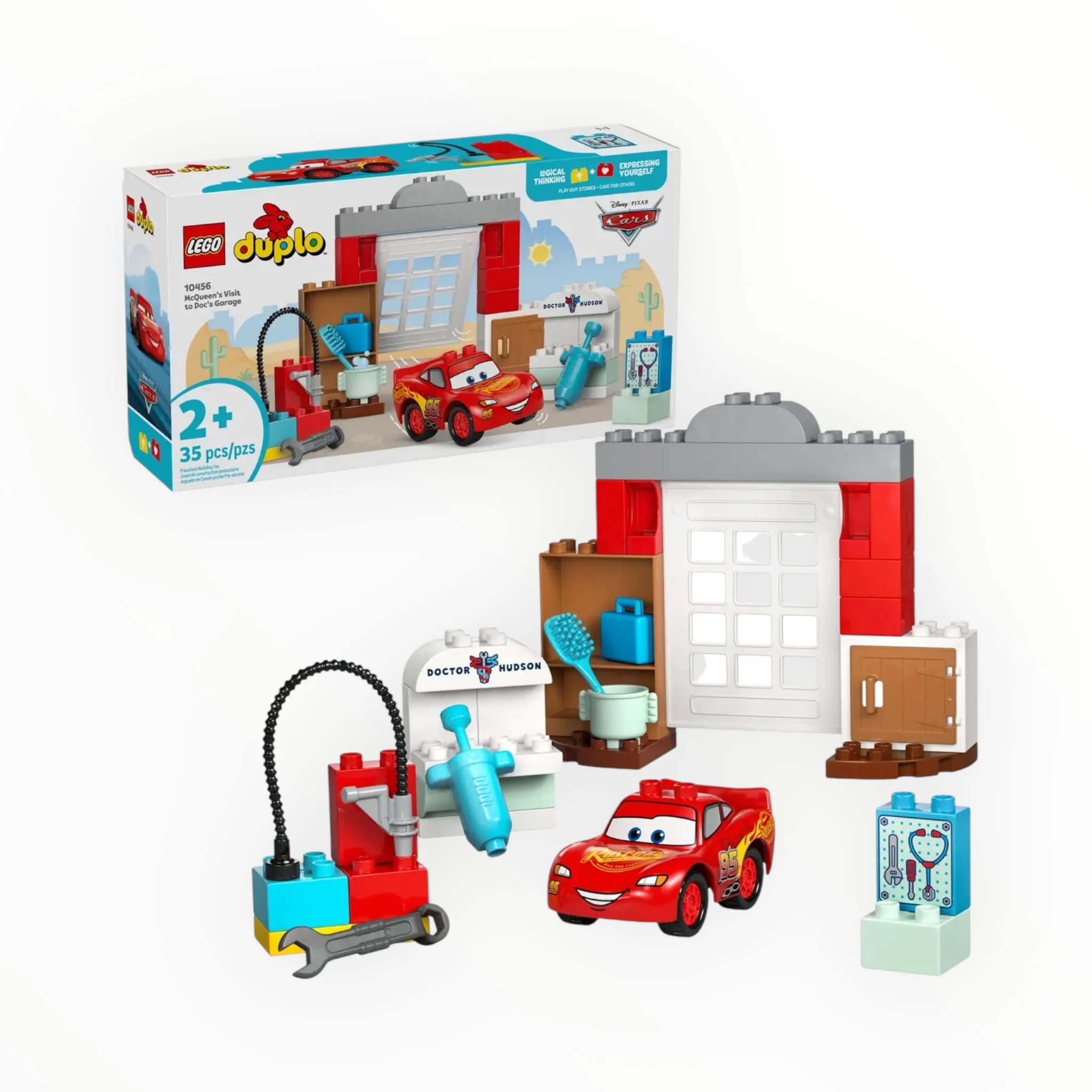 10456 Disney DUPLO McQueen’s Visit to Doc’s Garage