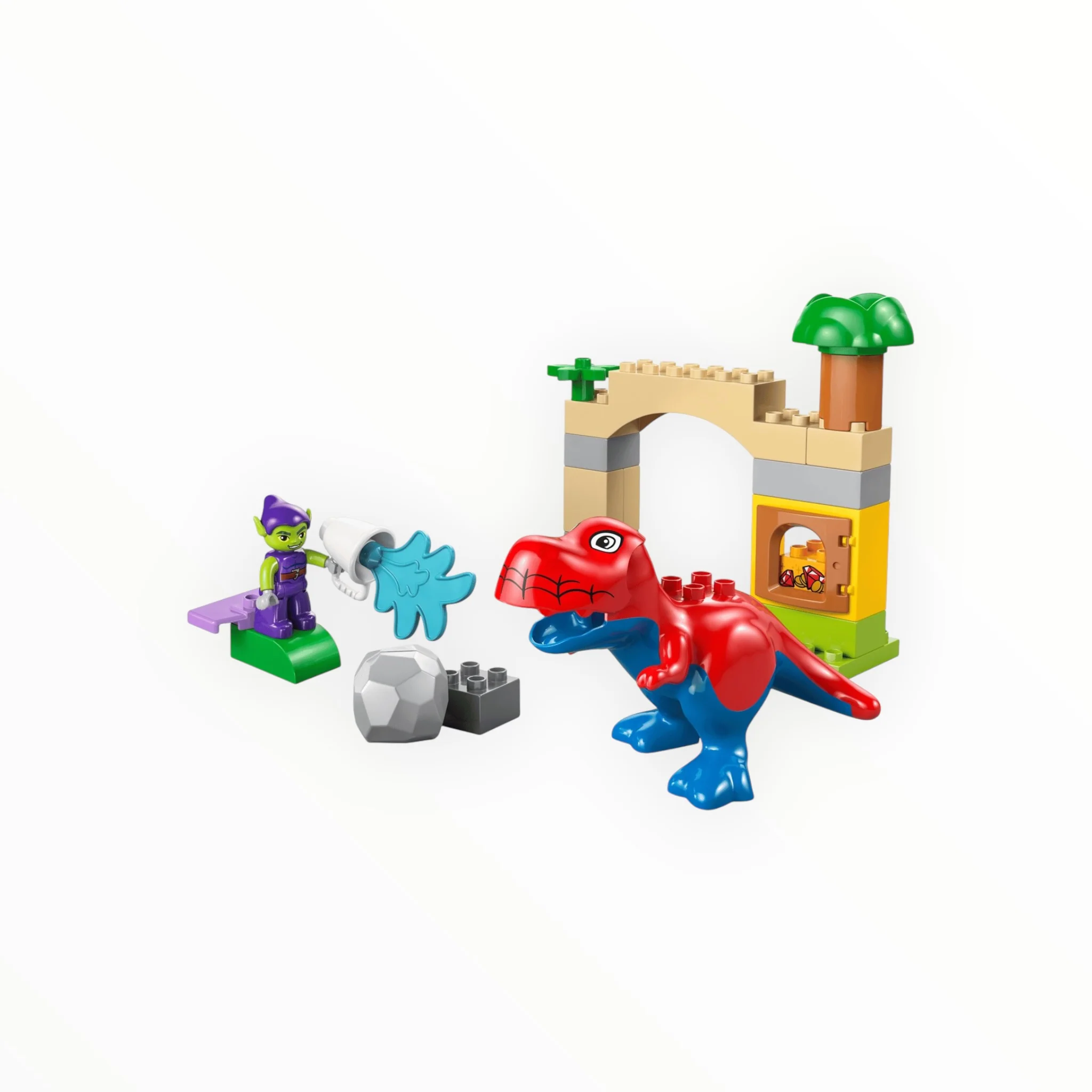 10463 DUPLO Spidey and his Amazing Friends Dinosaur Spidey-Rex vs. Green Goblin - Image 2