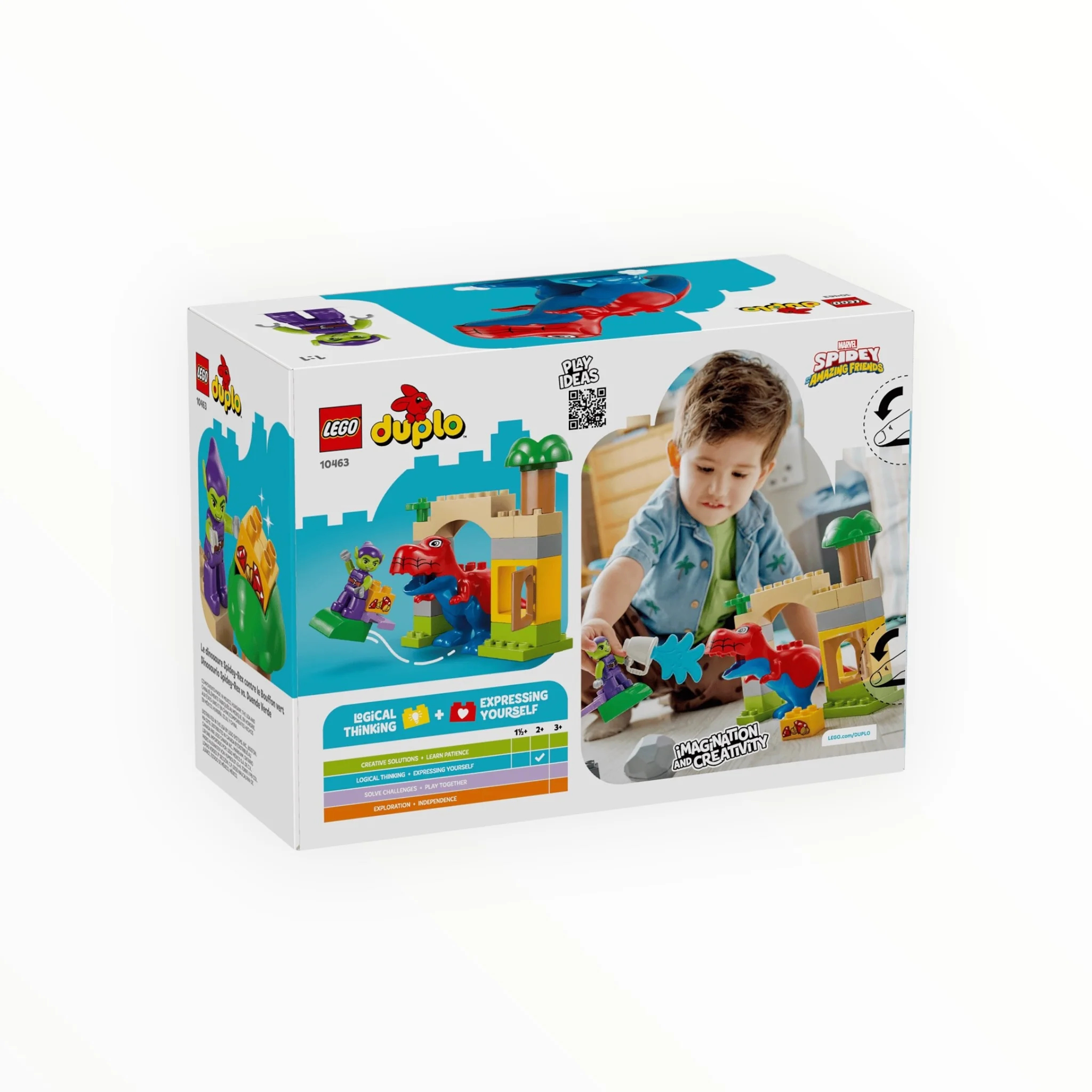 10463 DUPLO Spidey and his Amazing Friends Dinosaur Spidey-Rex vs. Green Goblin - Image 3