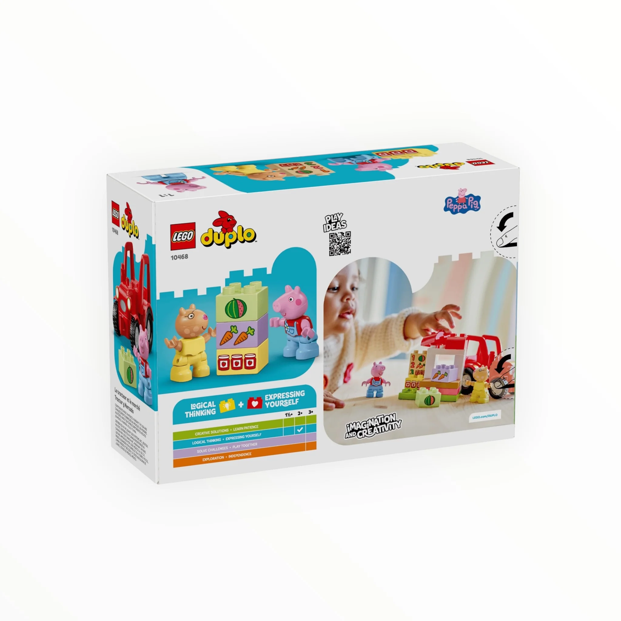 10468 DUPLO Peppa Pig Tractor and Market - Image 3