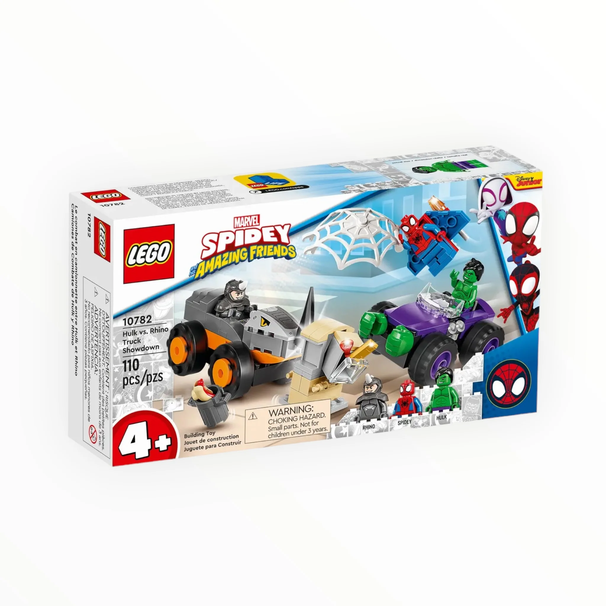 10782 Spidey and his Amazing Friends Hulk vs. Rhino Truck Showdown - Image 2