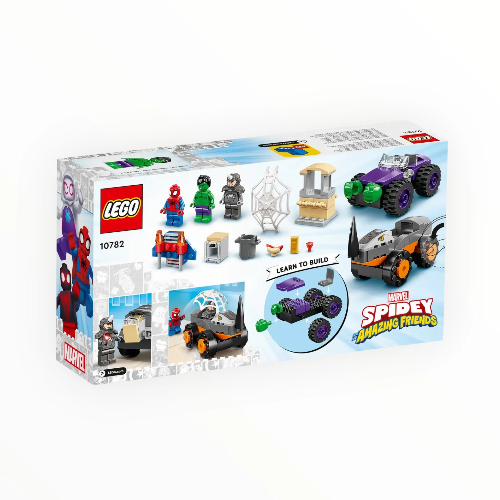 10782 Spidey and his Amazing Friends Hulk vs. Rhino Truck Showdown - Image 3