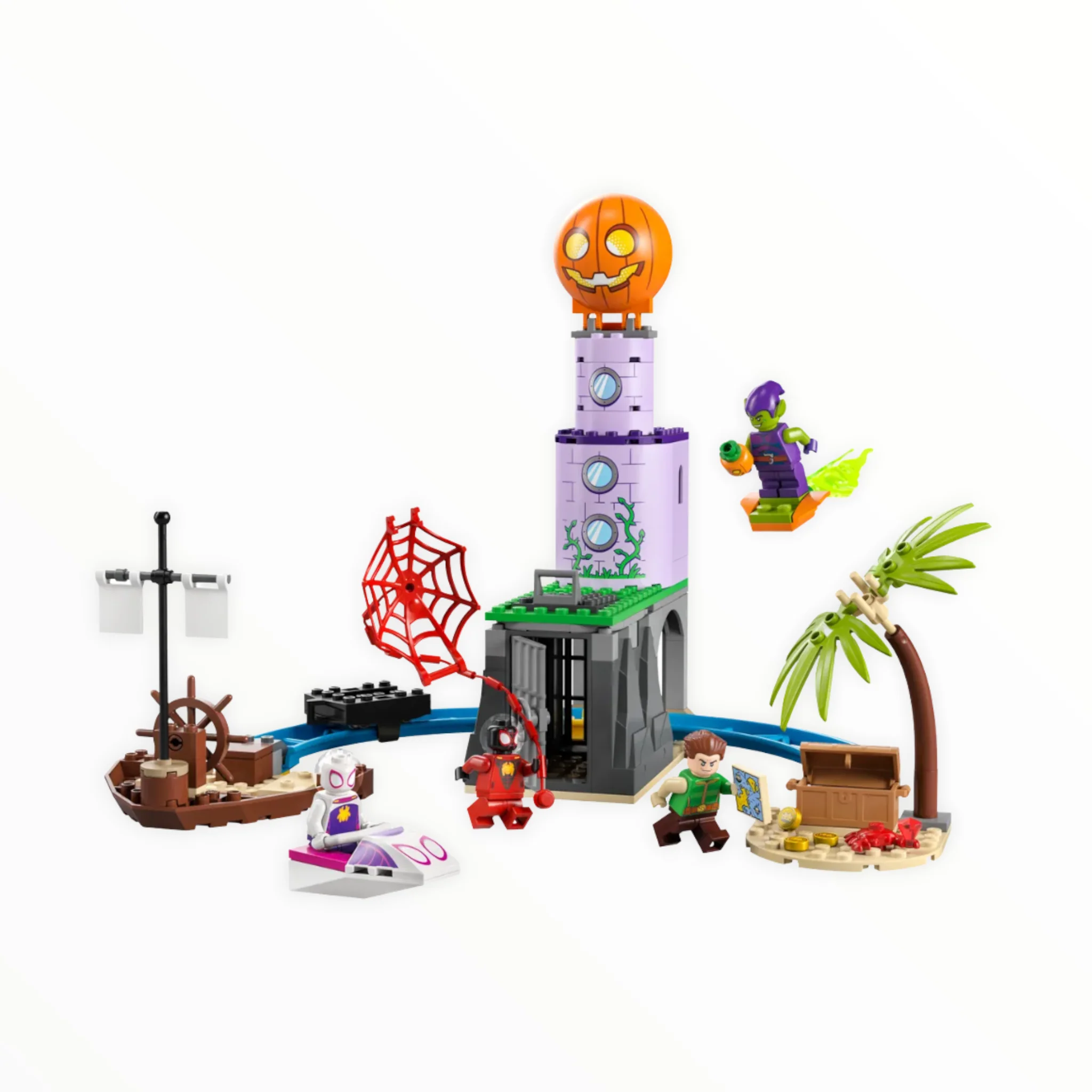 Retired Set 10790 Spidey and his Amazing Friends Team Spidey at Green Goblin's Lighthouse - Image 3