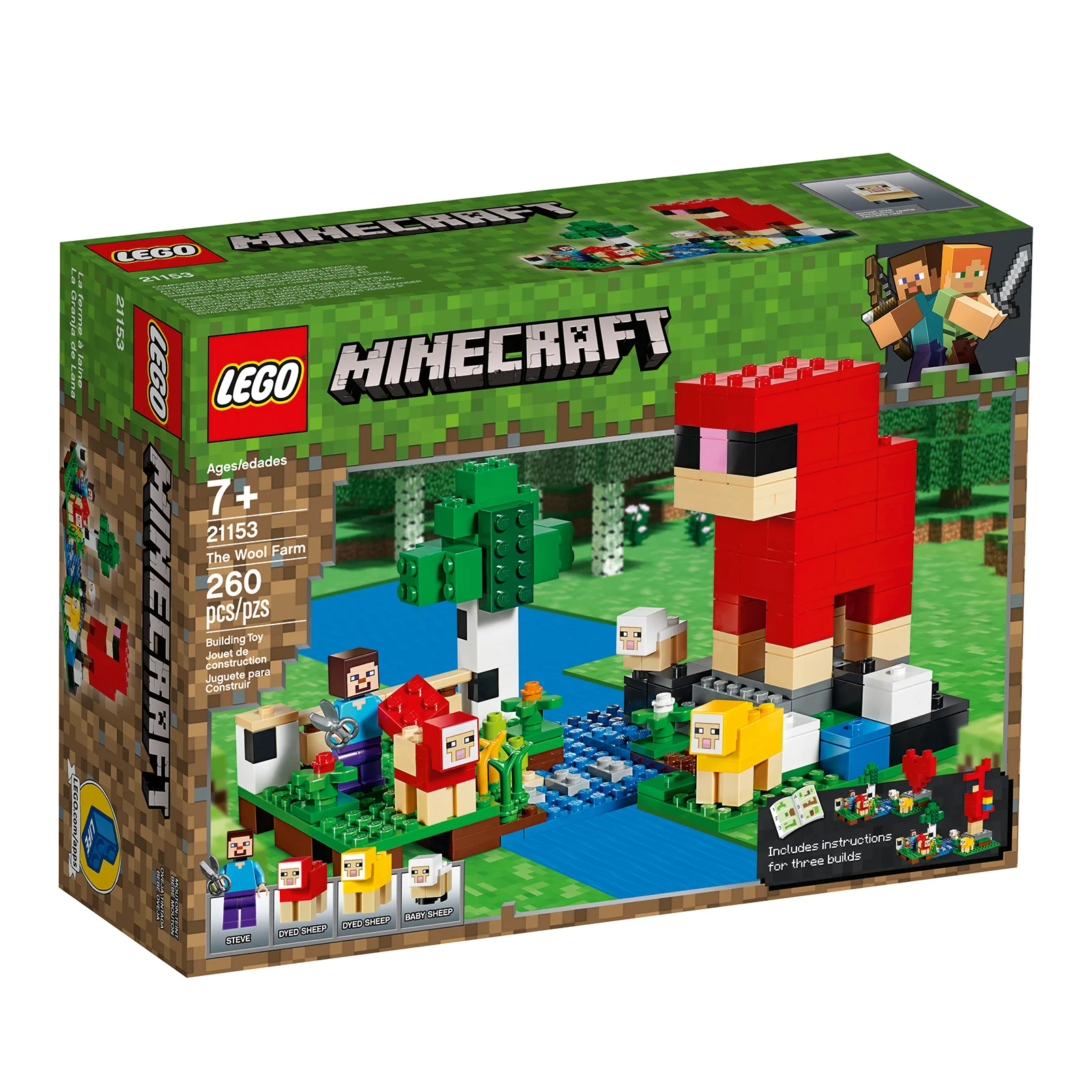 Retired Set 21153 Minecraft The Wool Farm - Image 2