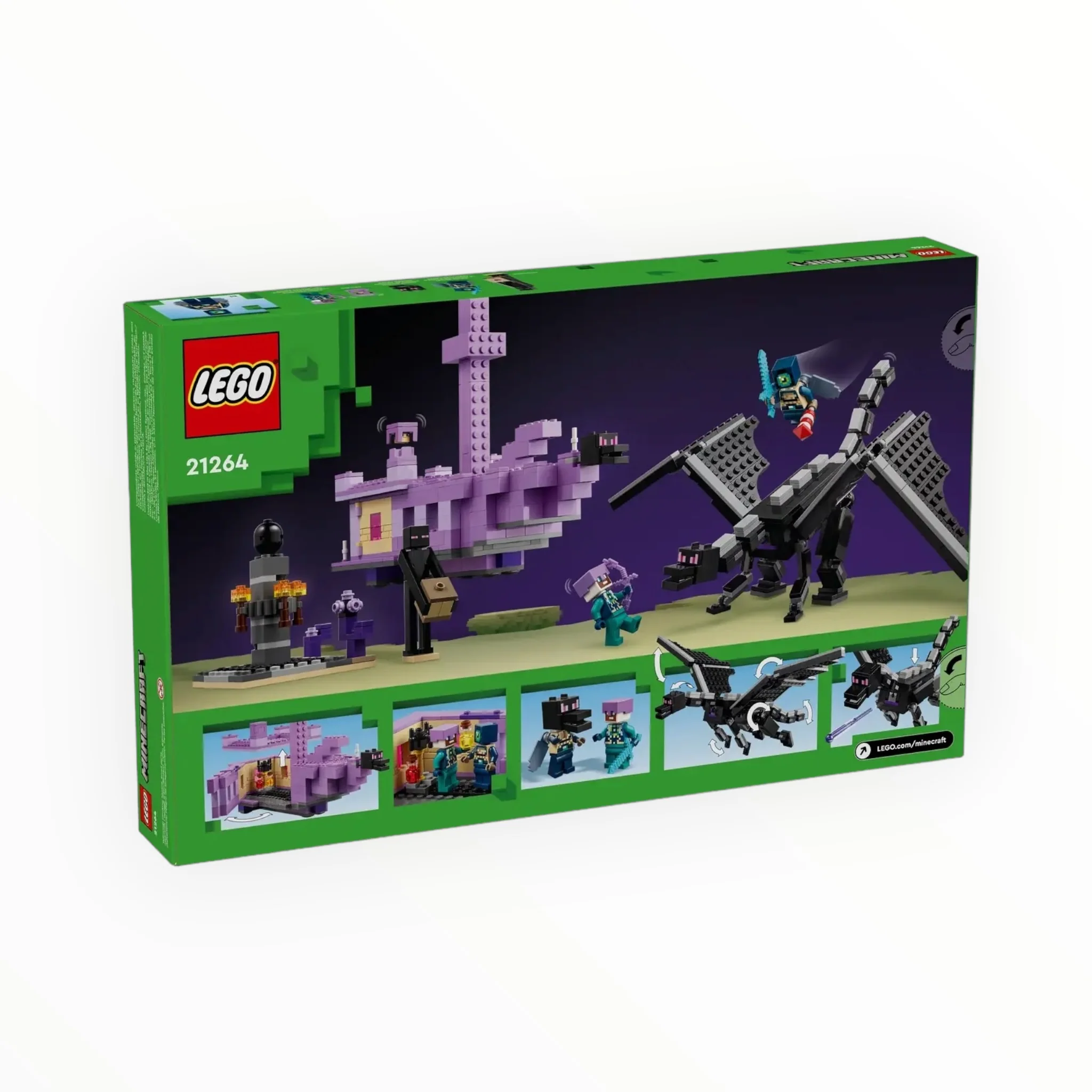 21264 Minecraft The Ender Dragon and End Ship - Image 3