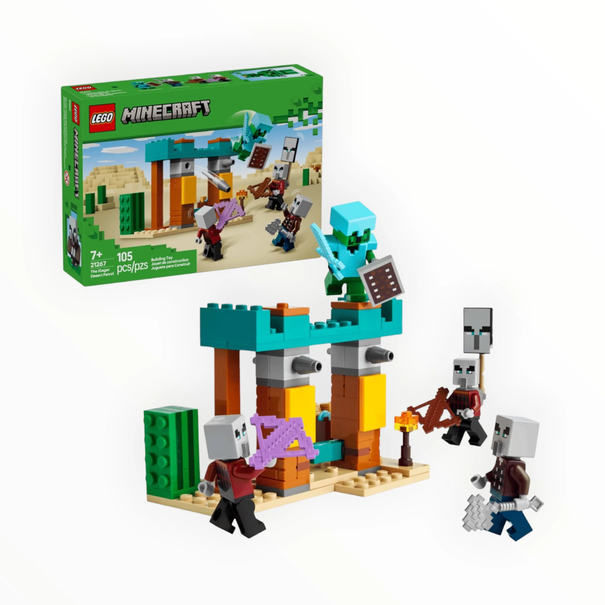 21267 Minecraft The Illager Desert Patrol