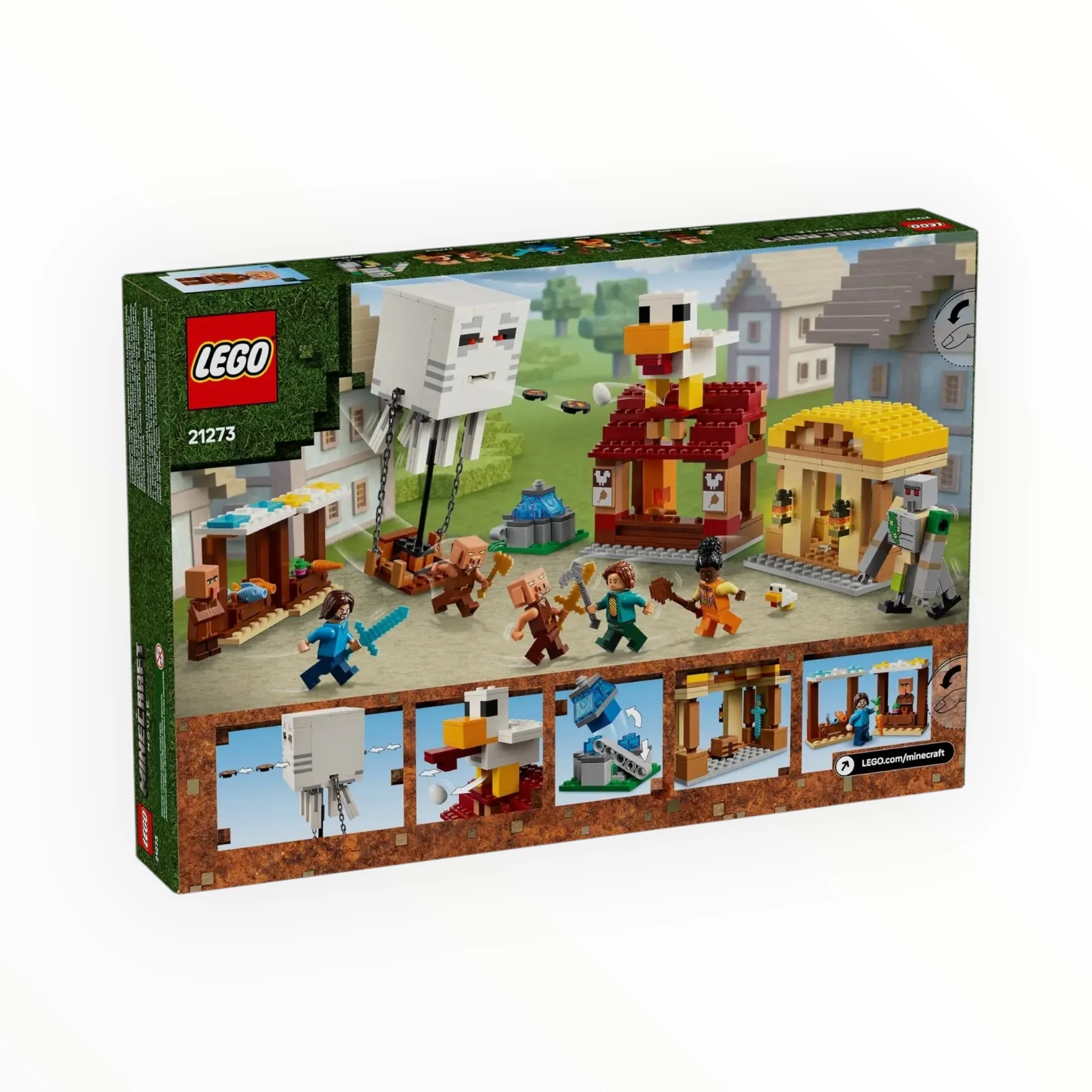 21273 A Minecraft Movie The Ghast Balloon Village Attack - Image 3