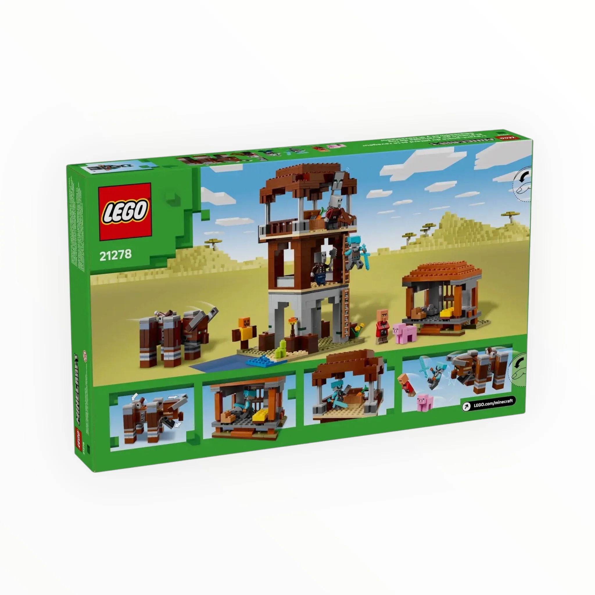 21278 Minecraft The Pillager Outpost and Ravager - Image 3