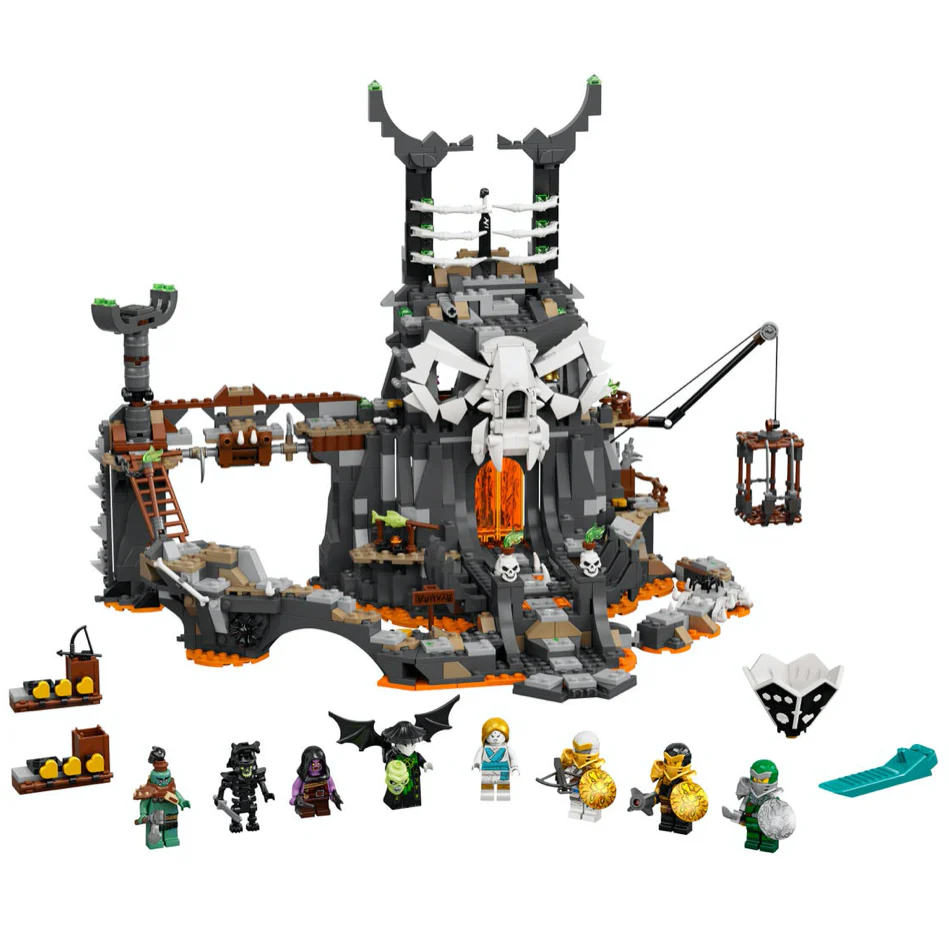 Retired Set 71722 Ninjago Skull Sorcerer’s Dungeons - Image 3