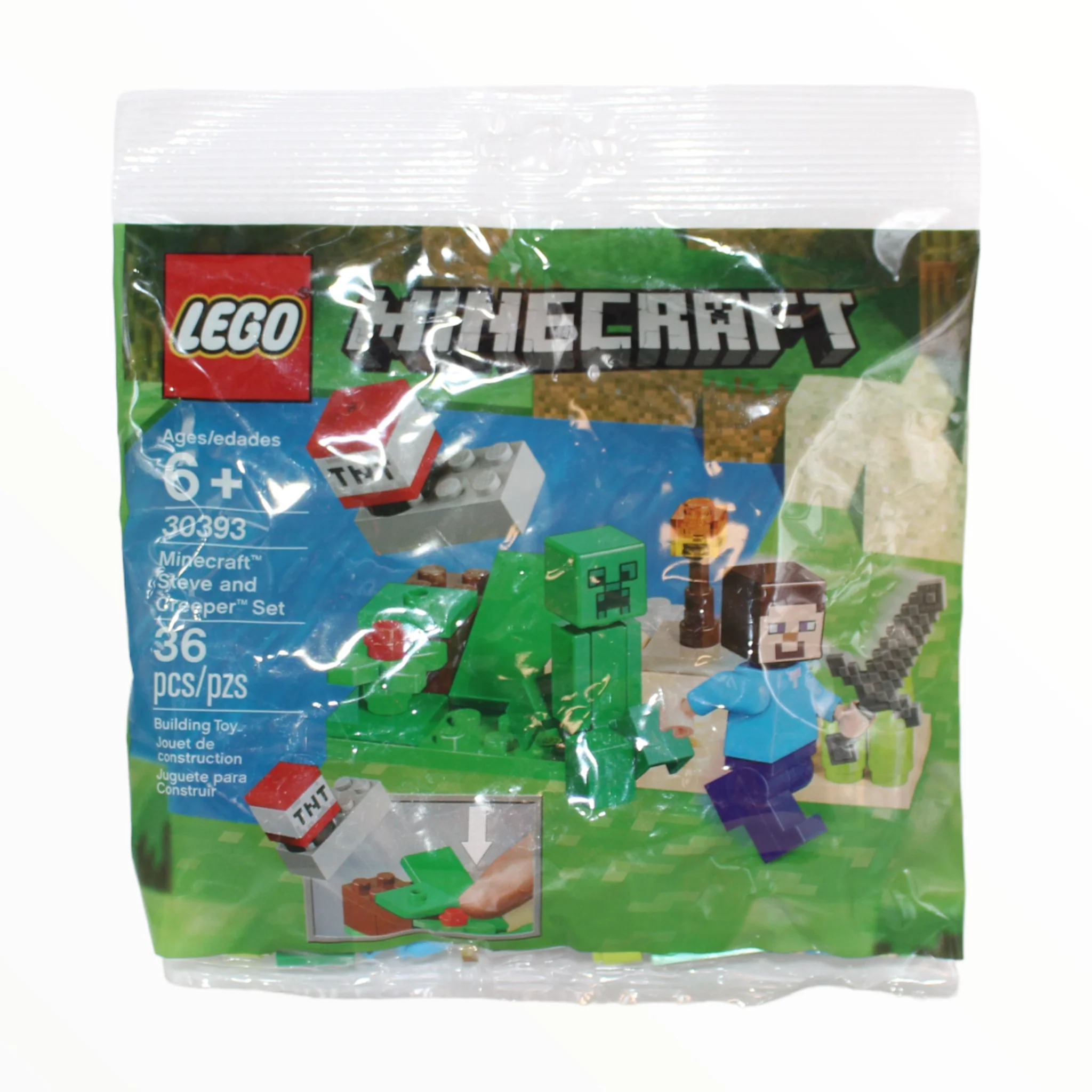 Polybag 30393 Minecraft Steve and Creeper Set