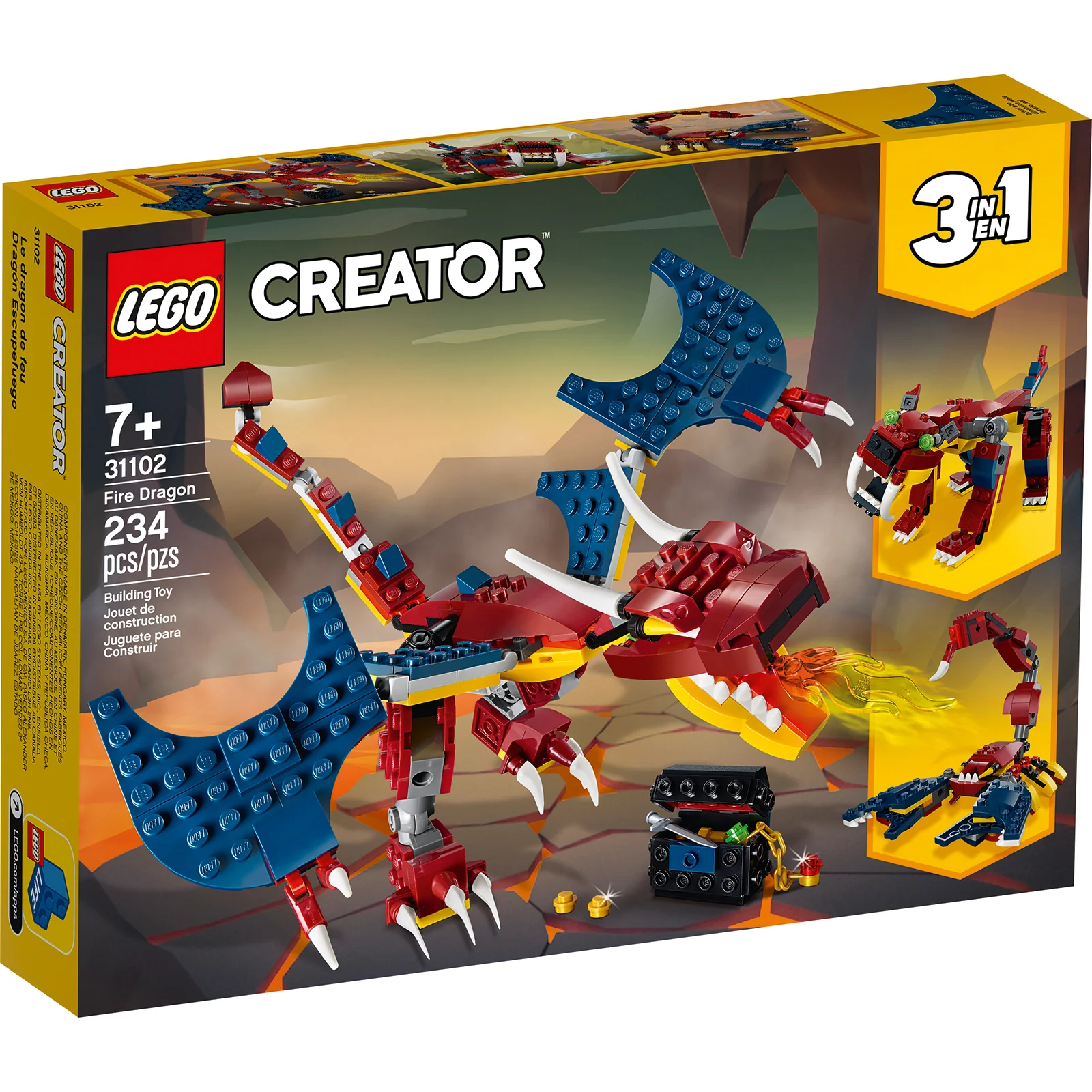 Retired Set 31102 Creator Fire Dragon - Image 2