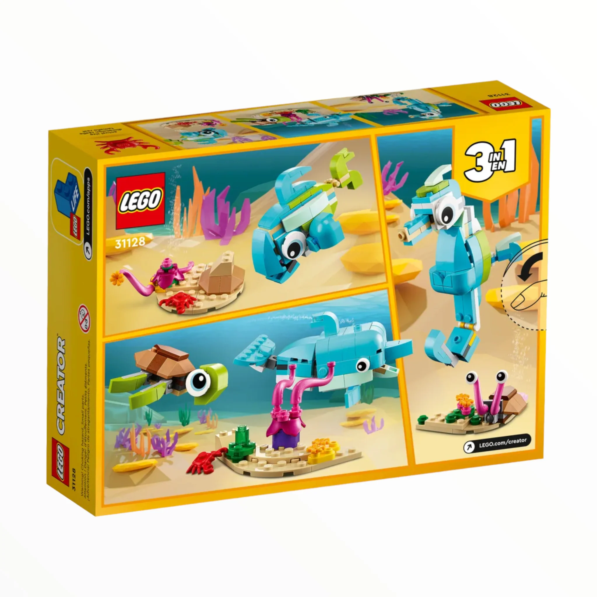 31128 Creator Dolphin and Turtle - Image 3