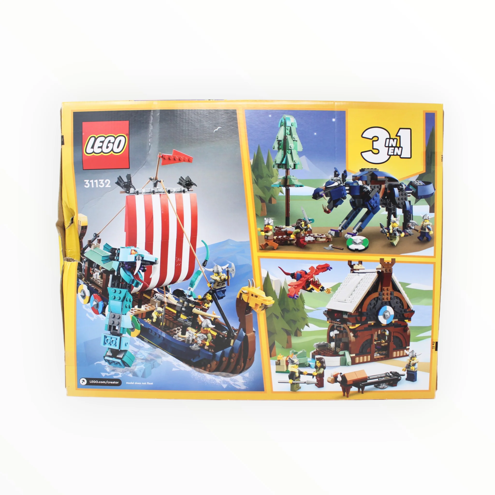 31132 Creator Viking Ship and the Midgard Serpent (damaged box) - Image 2