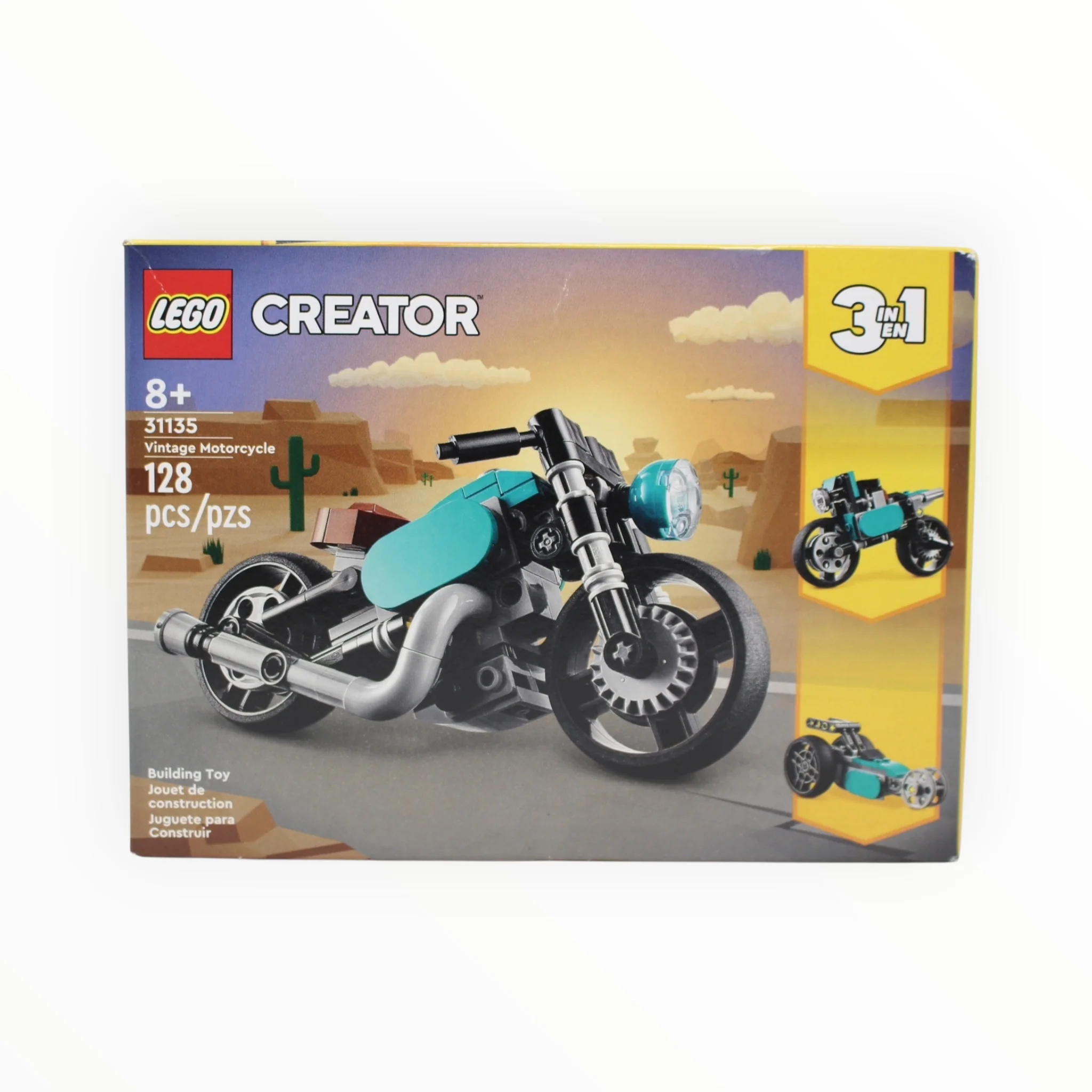 Retired Set 31135 Creator Vintage Motorcycle