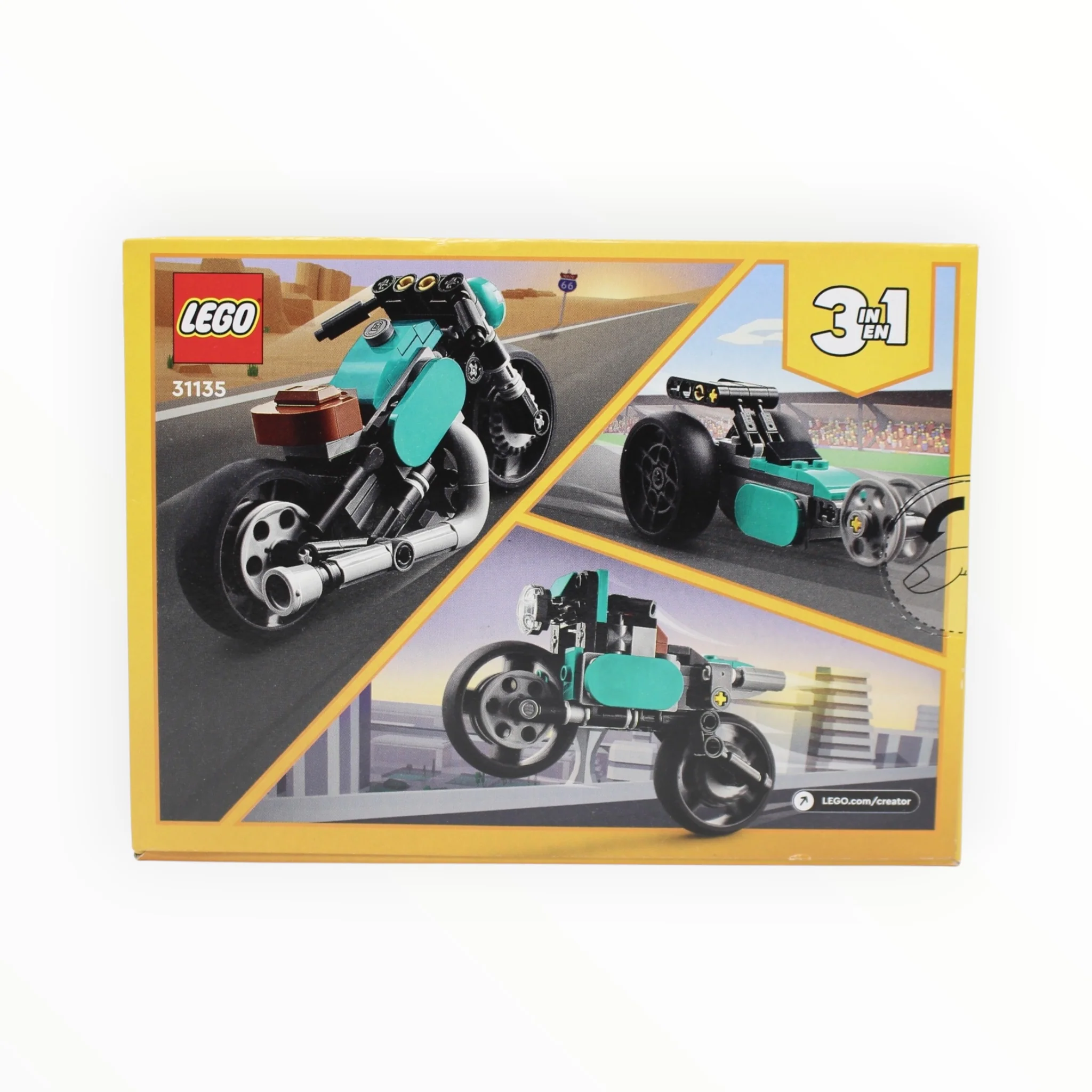 Retired Set 31135 Creator Vintage Motorcycle - Image 2