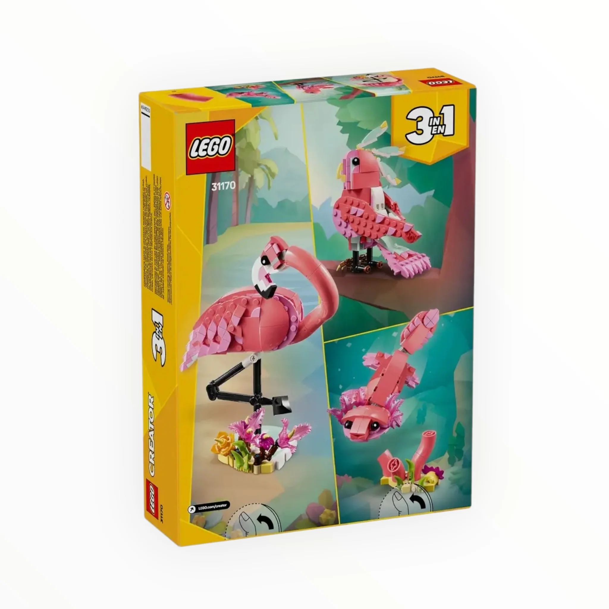 31170 Creator Wild Animals: Pink Flamingo - Image 4