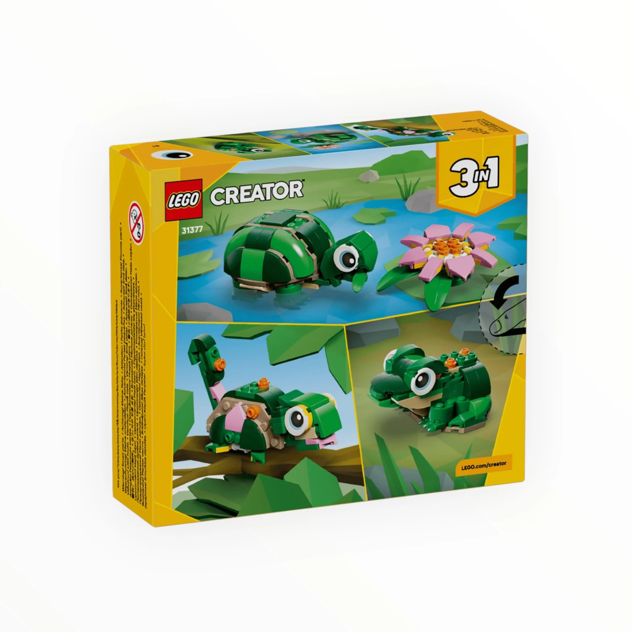 31377 Creator Turtle with a Water Lily Flower - Image 4