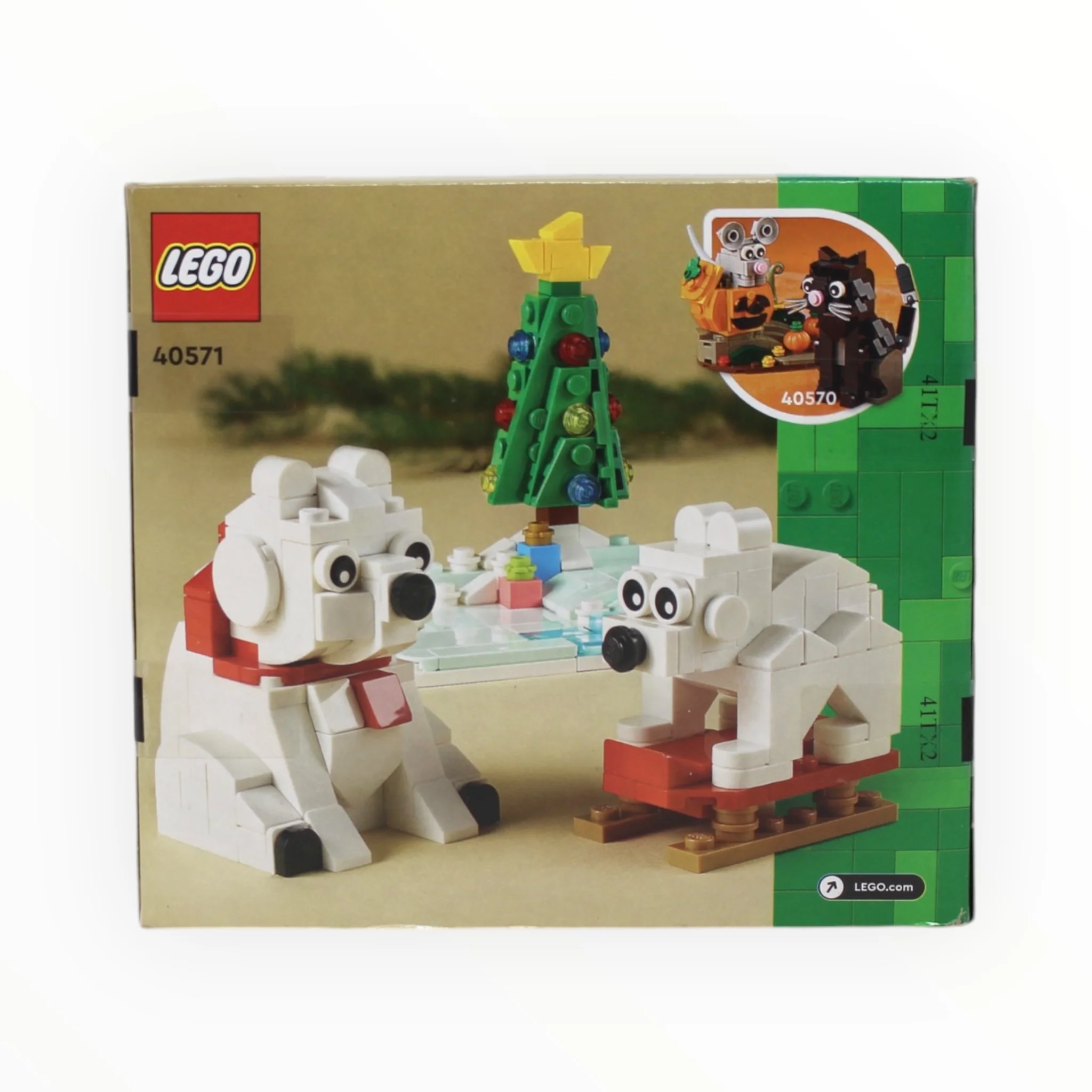 Retired Set 40571 LEGO Wintertime Polar Bears - Image 2