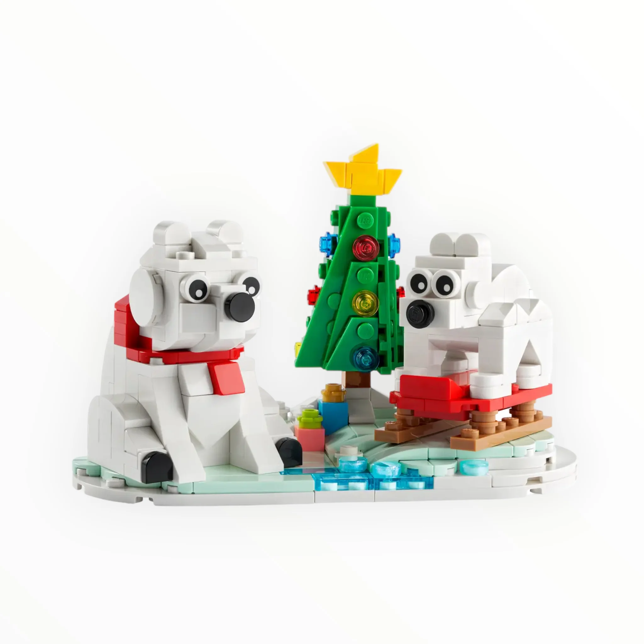 Retired Set 40571 LEGO Wintertime Polar Bears - Image 3