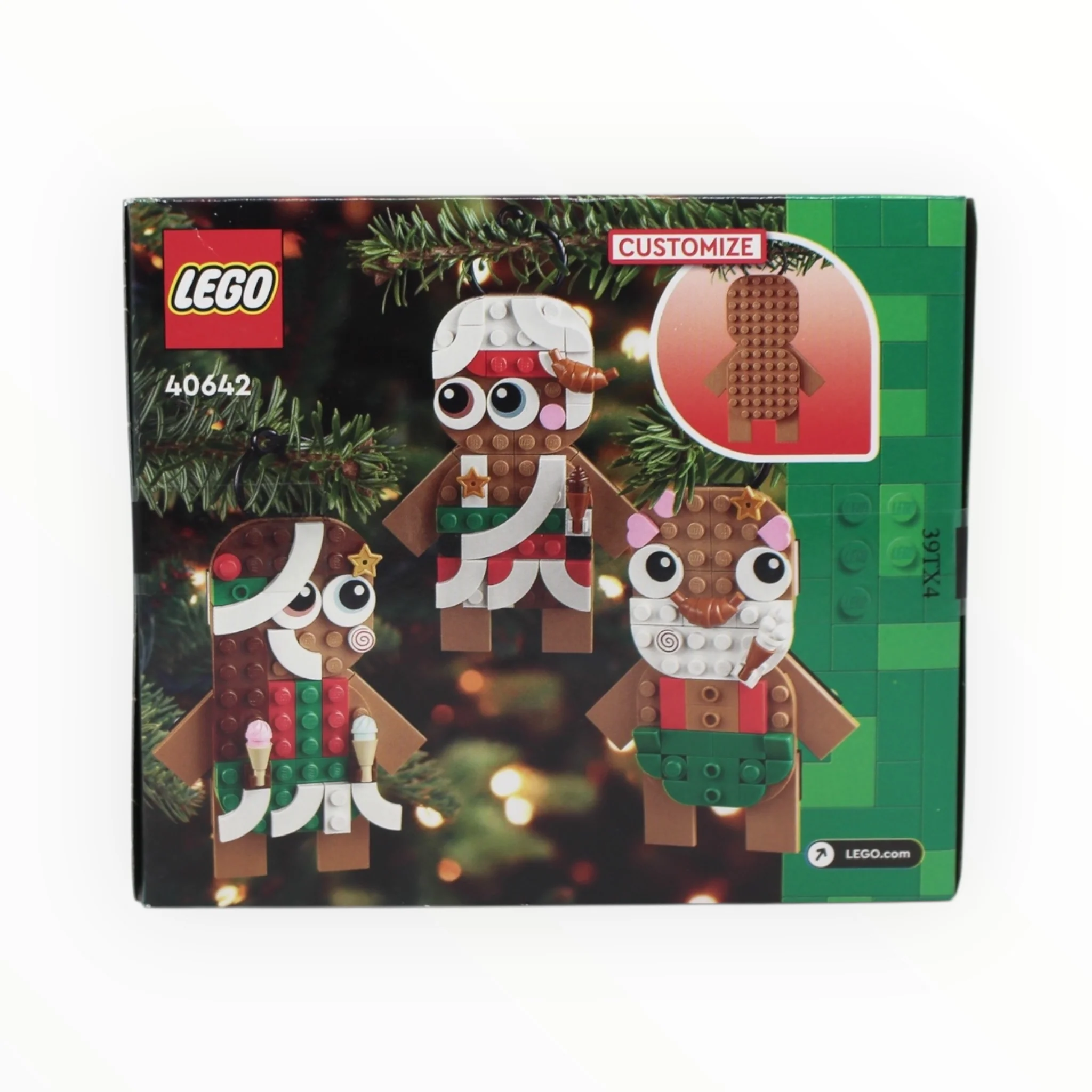Retired Set 40642 LEGO Gingerbread Ornaments - Image 2