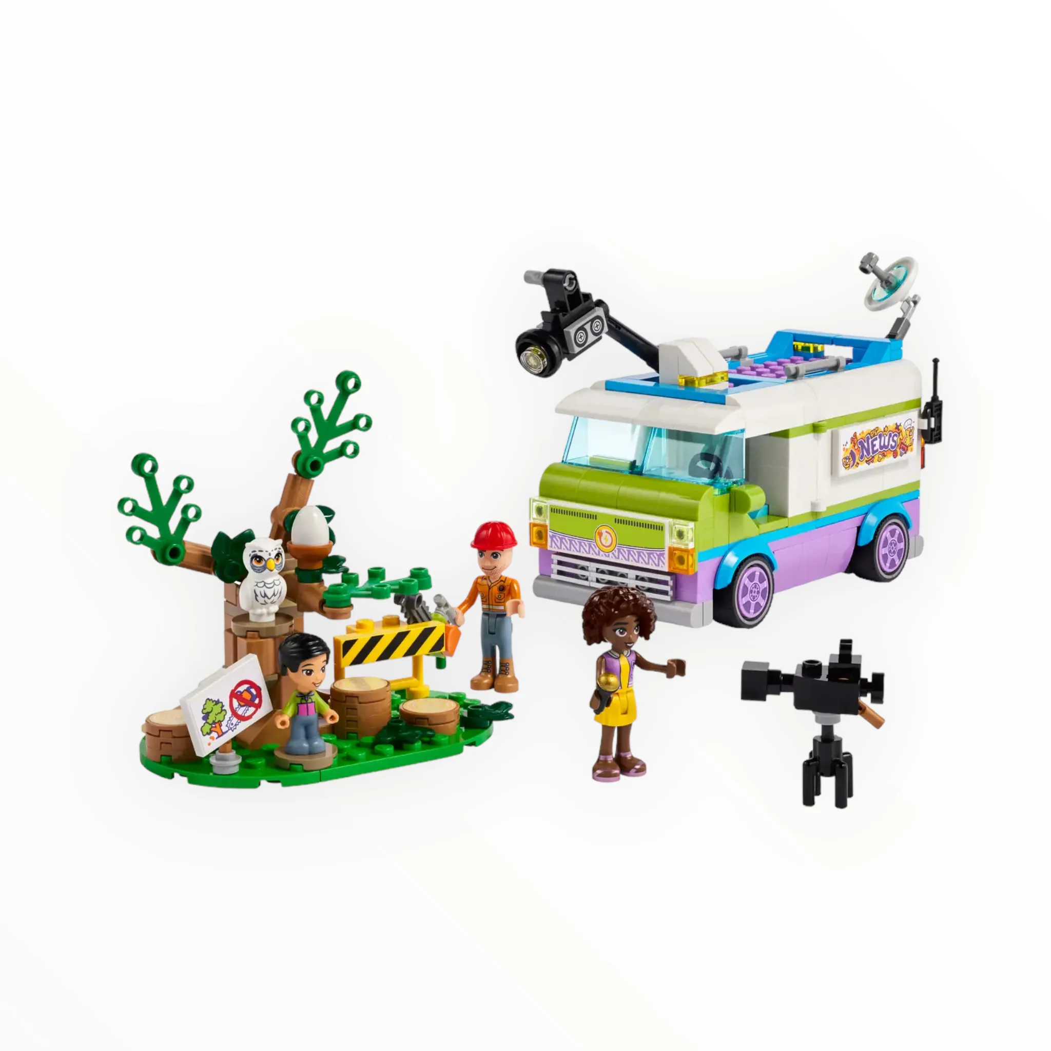 Retired Set 41749 Friends Newsroom Van - Image 3