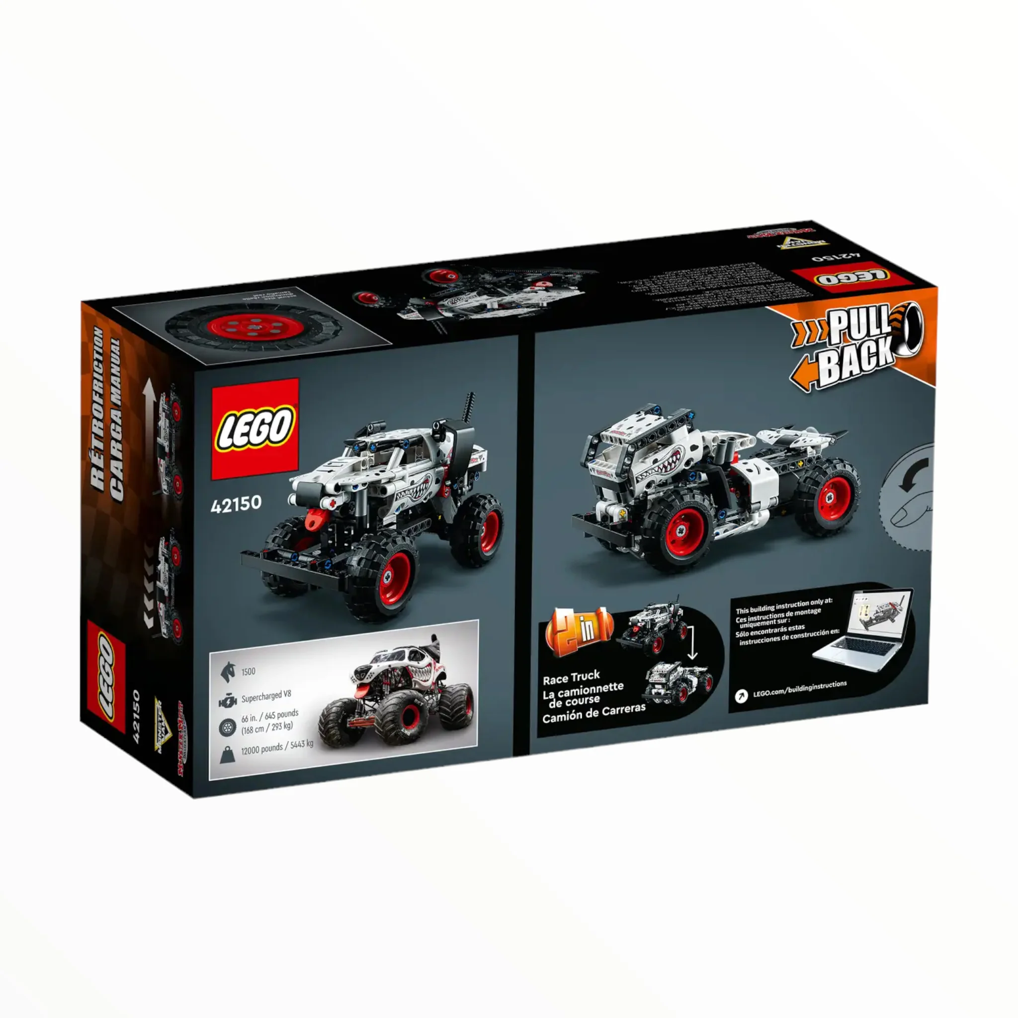Retired Set 42150 Technic Monster Jam Monster Mutt - Image 3