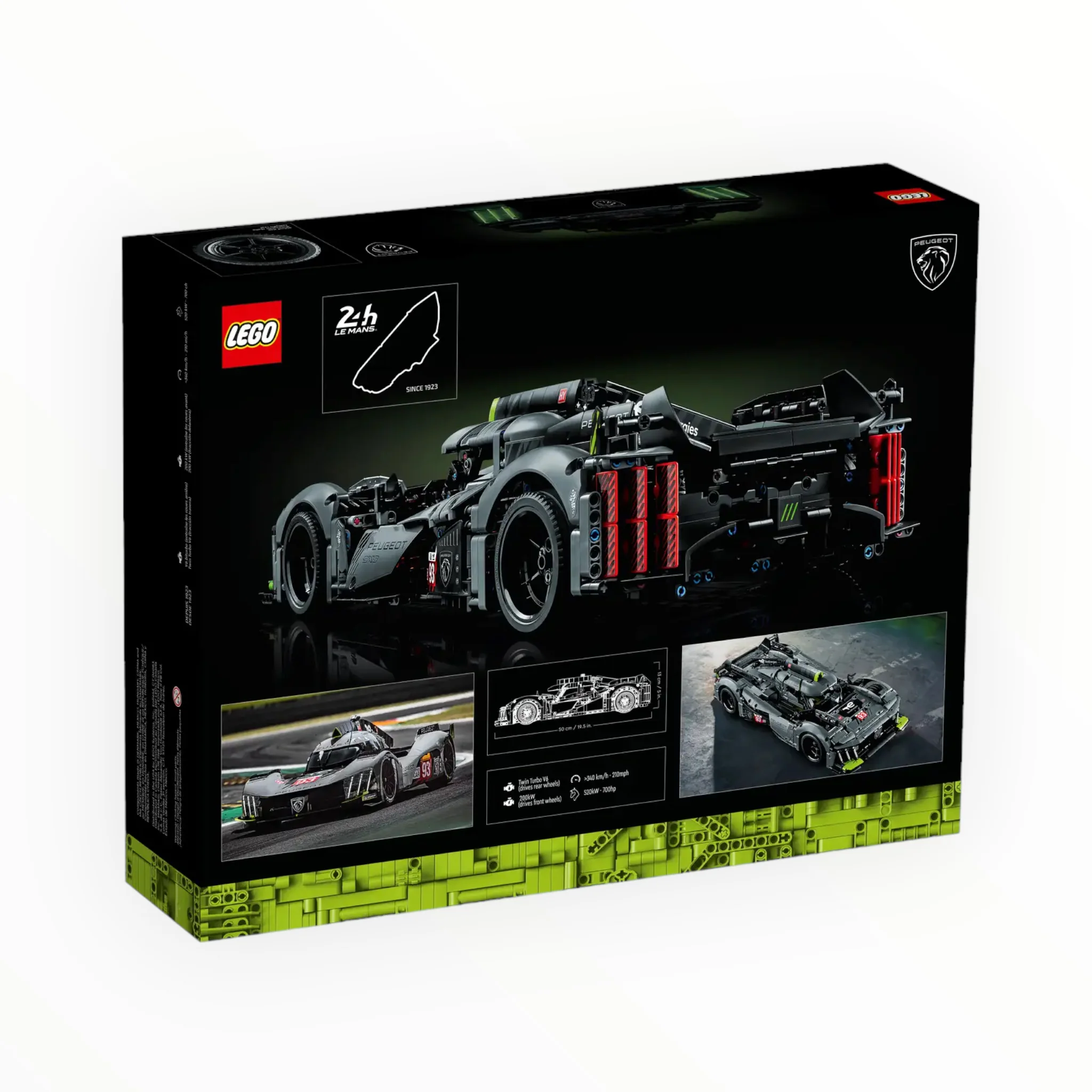 42156 Technic PEUGEOT 9X8 24H Le Mans Hybrid Hypercar - Image 3
