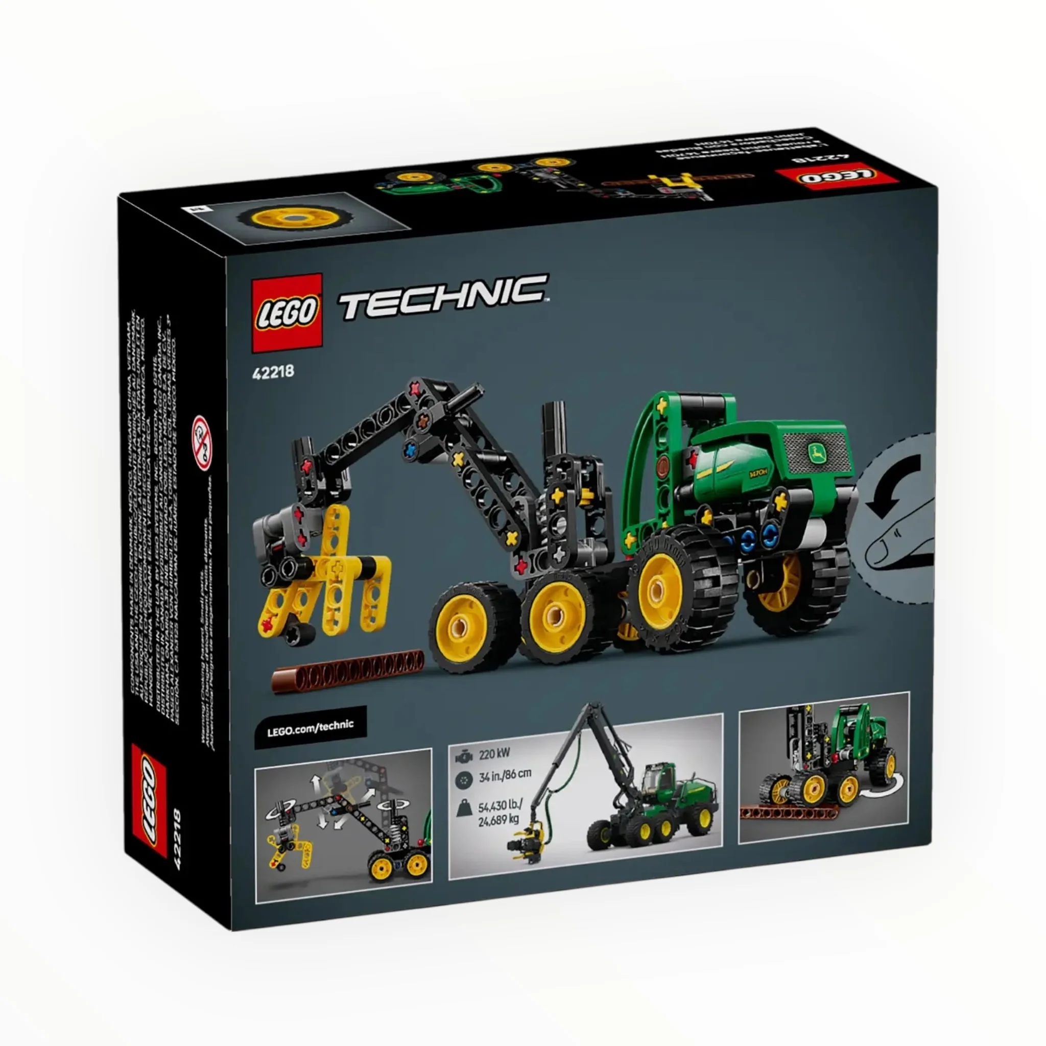 42218 Technic John Deere 1470H Wheeled Harvester - Image 3