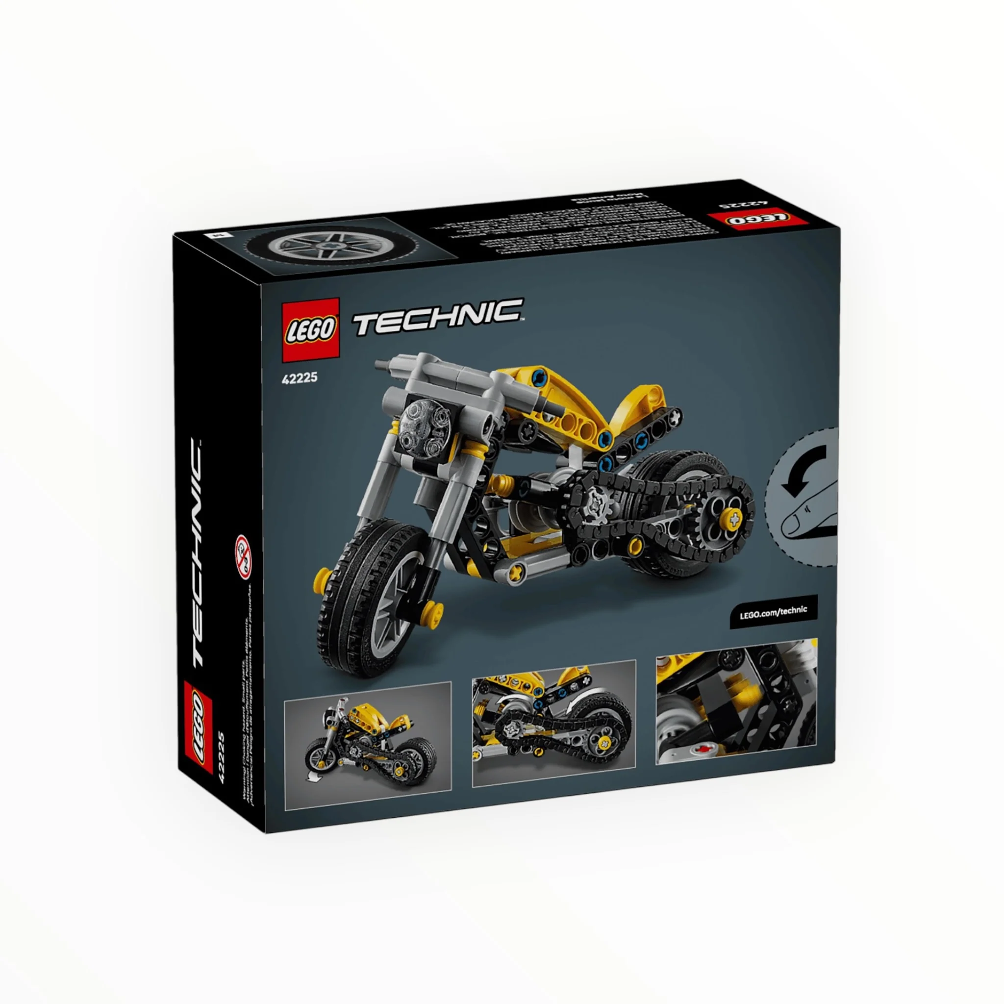 42225 Technic Yellow Motorcycle - Image 3