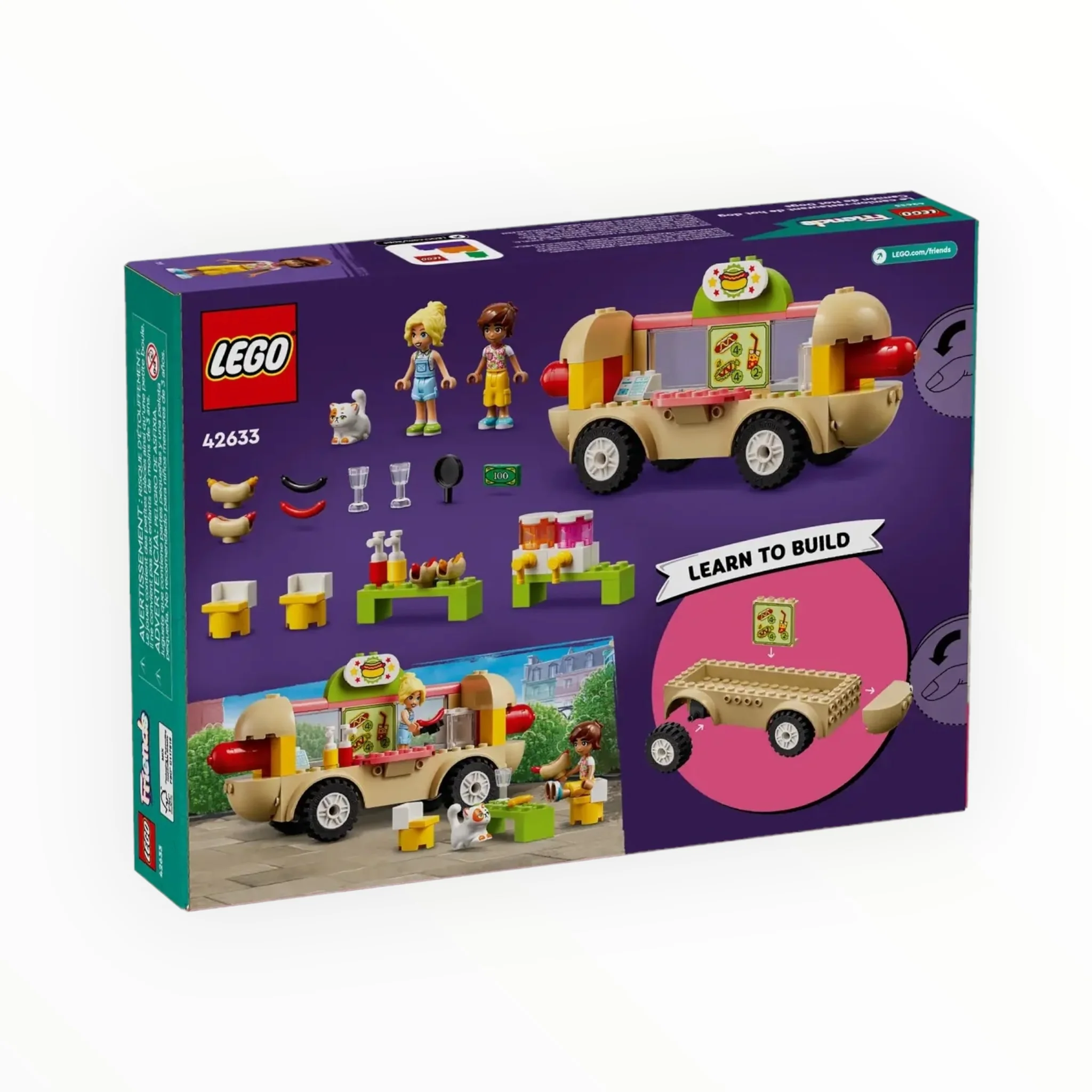 42633 Friends Hot Dog Food Truck - Image 3