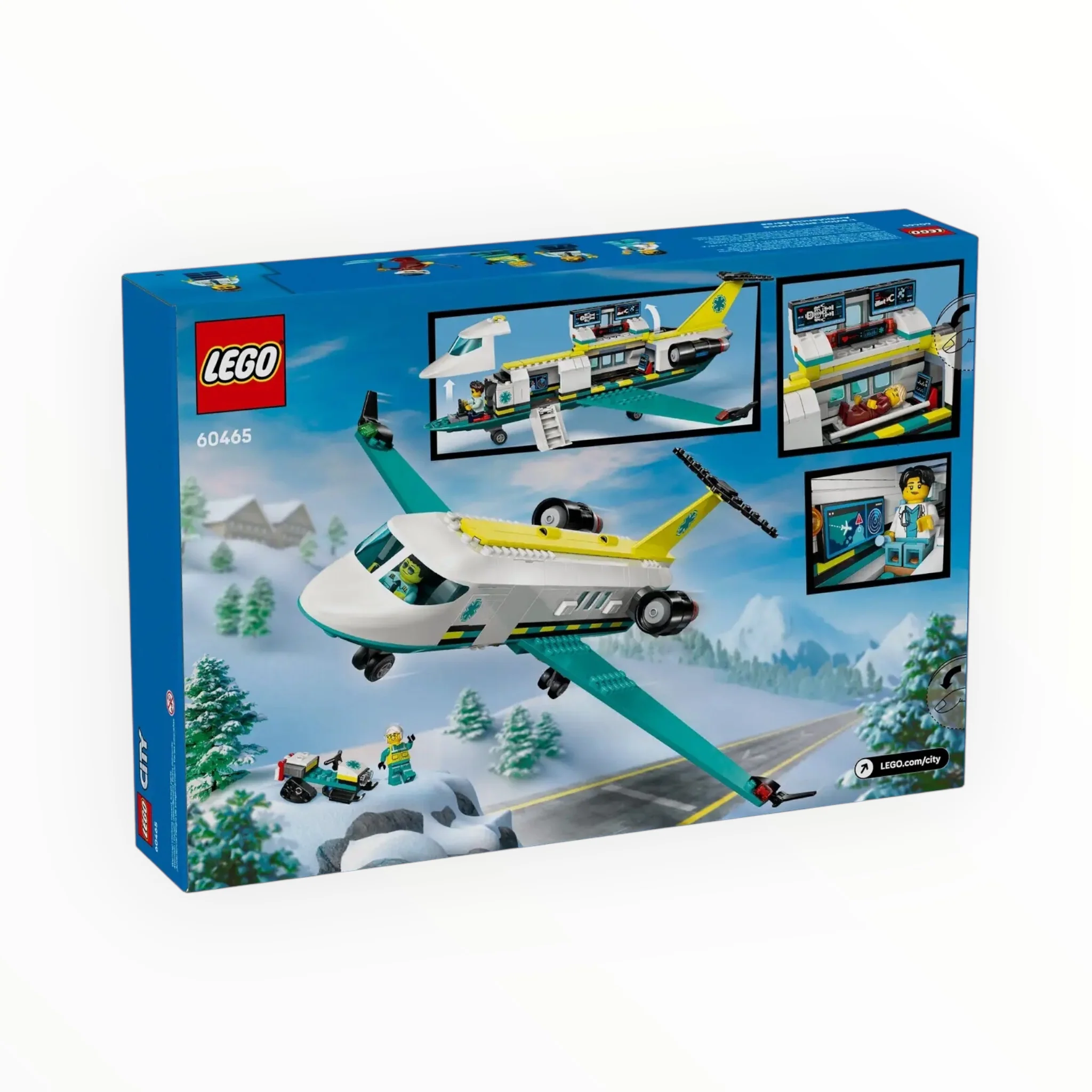 60465 City Emergency Air Ambulance Airplane - Image 3