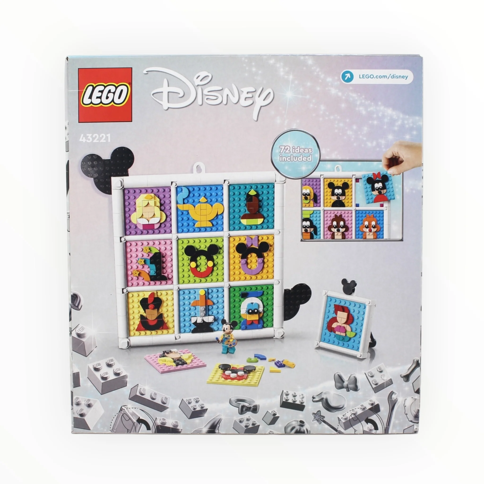 Retired Set 43221 Disney 100 Years of Disney Animation Icons - Image 2