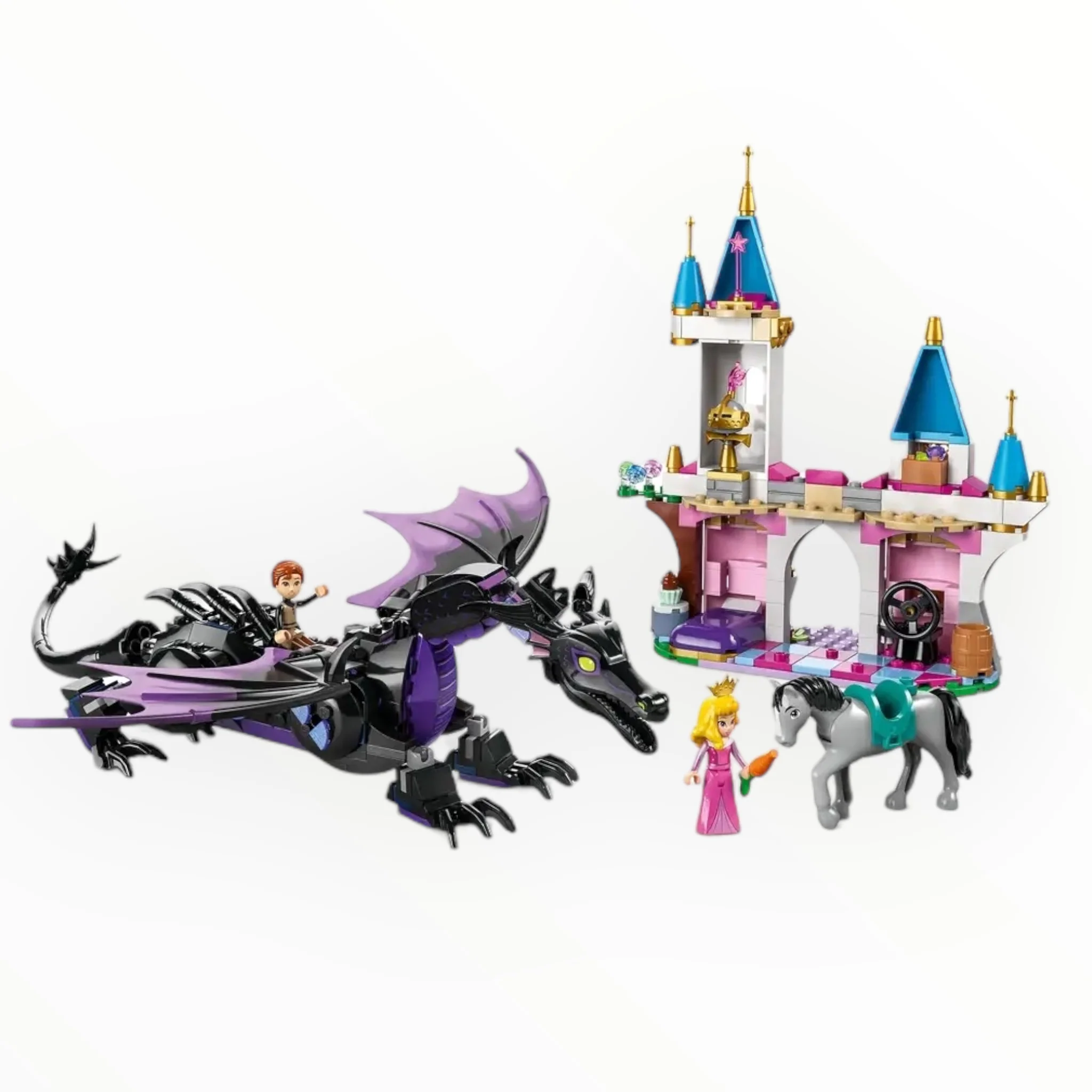 Retired Set 43240 Disney Maleficent’s Dragon Form and Aurora’s Castle - Image 3