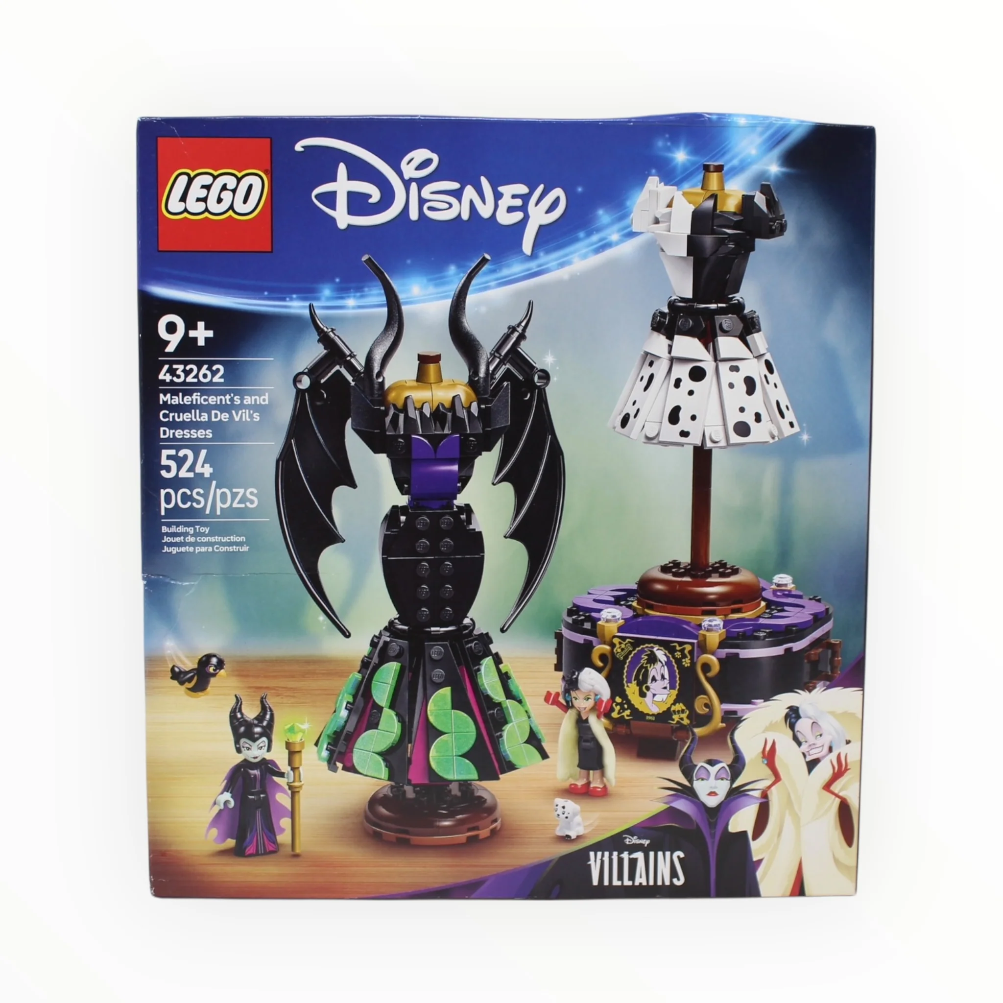 43262 Disney Maleficent's and Cruella De Vil's Dresses (damaged box)