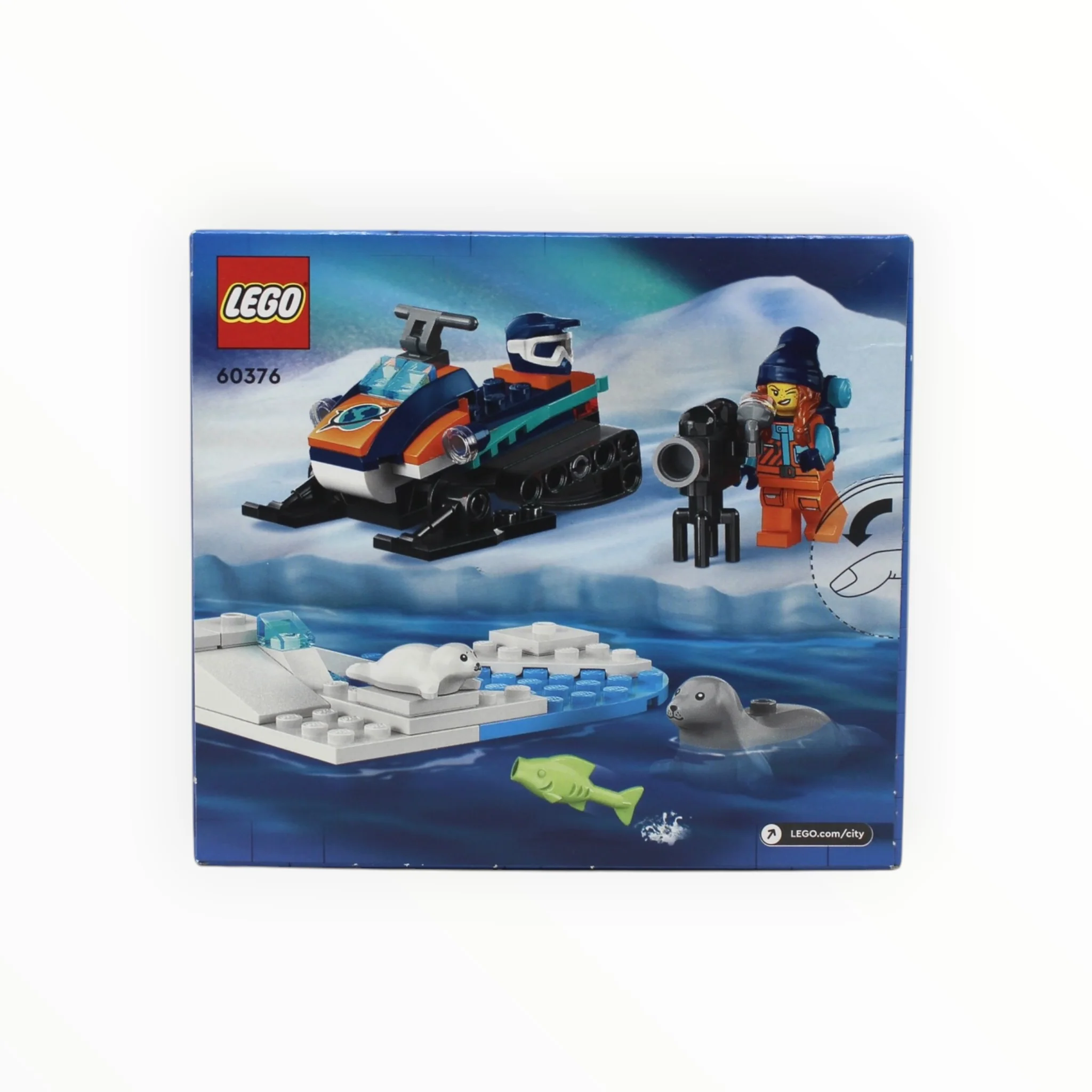 Retired Set 60376 City Arctic Explorer Snowmobile - Image 2