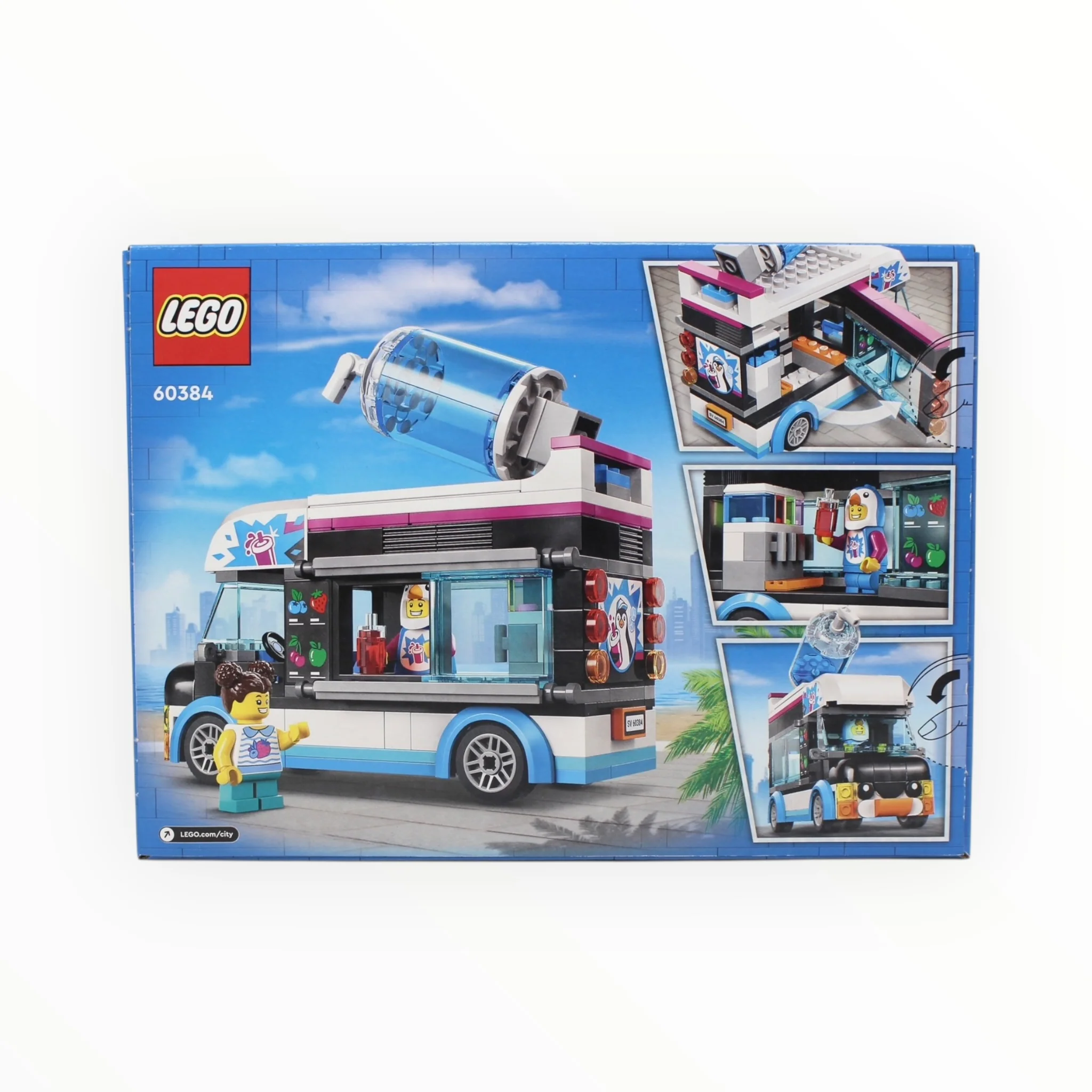 Retired Set 60384 City Penguin Slushy Van - Image 2