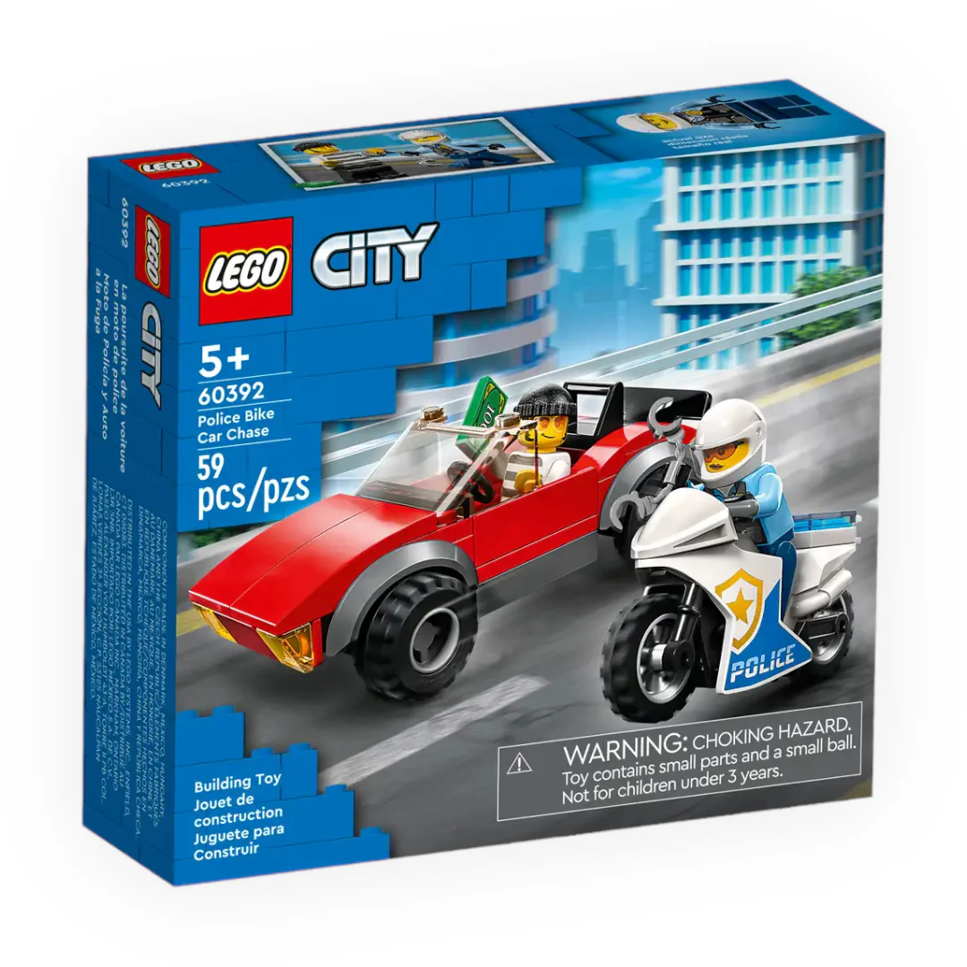 60392 City Police Bike Car Chase - Image 2