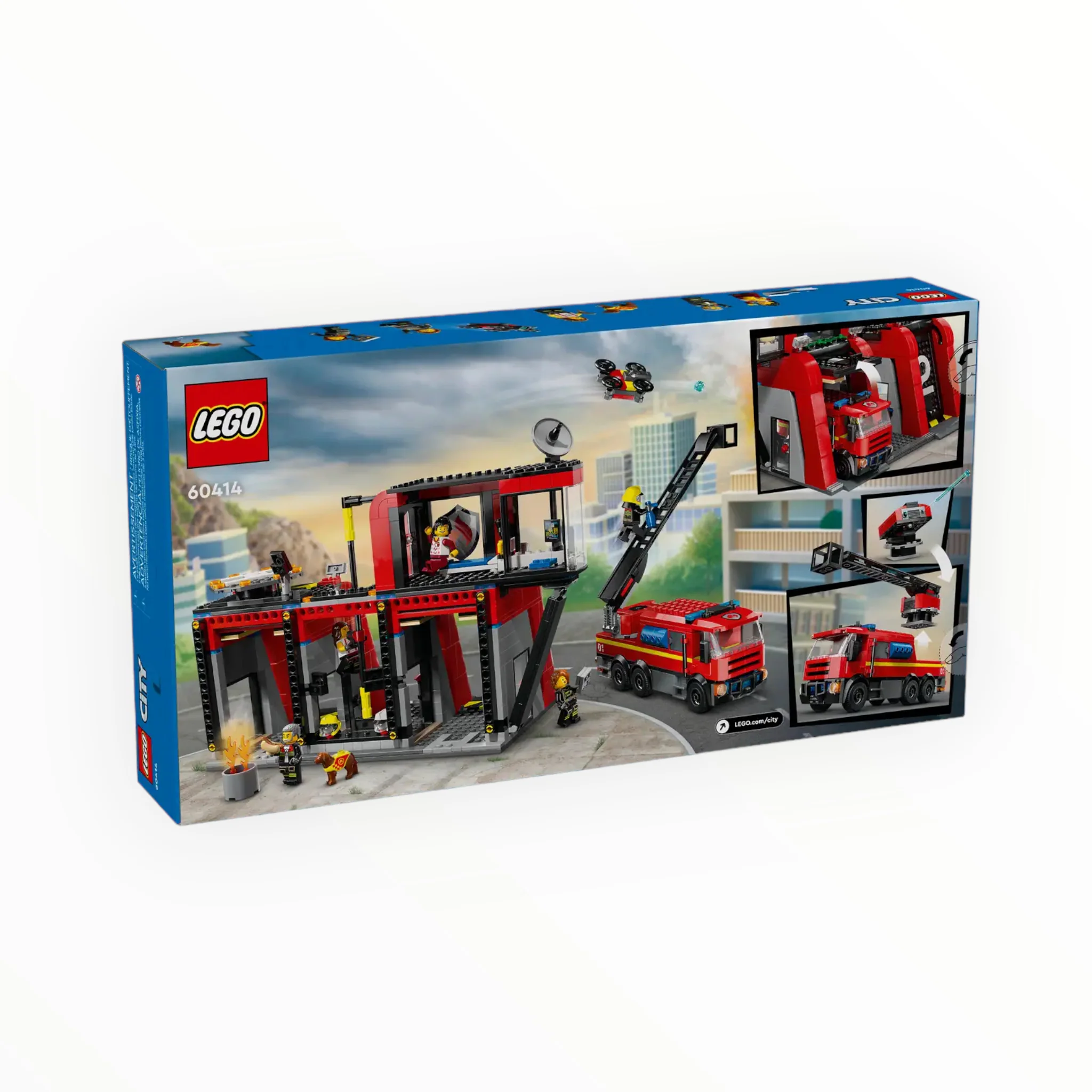 60414 City Fire Station with Fire Truck - Image 2