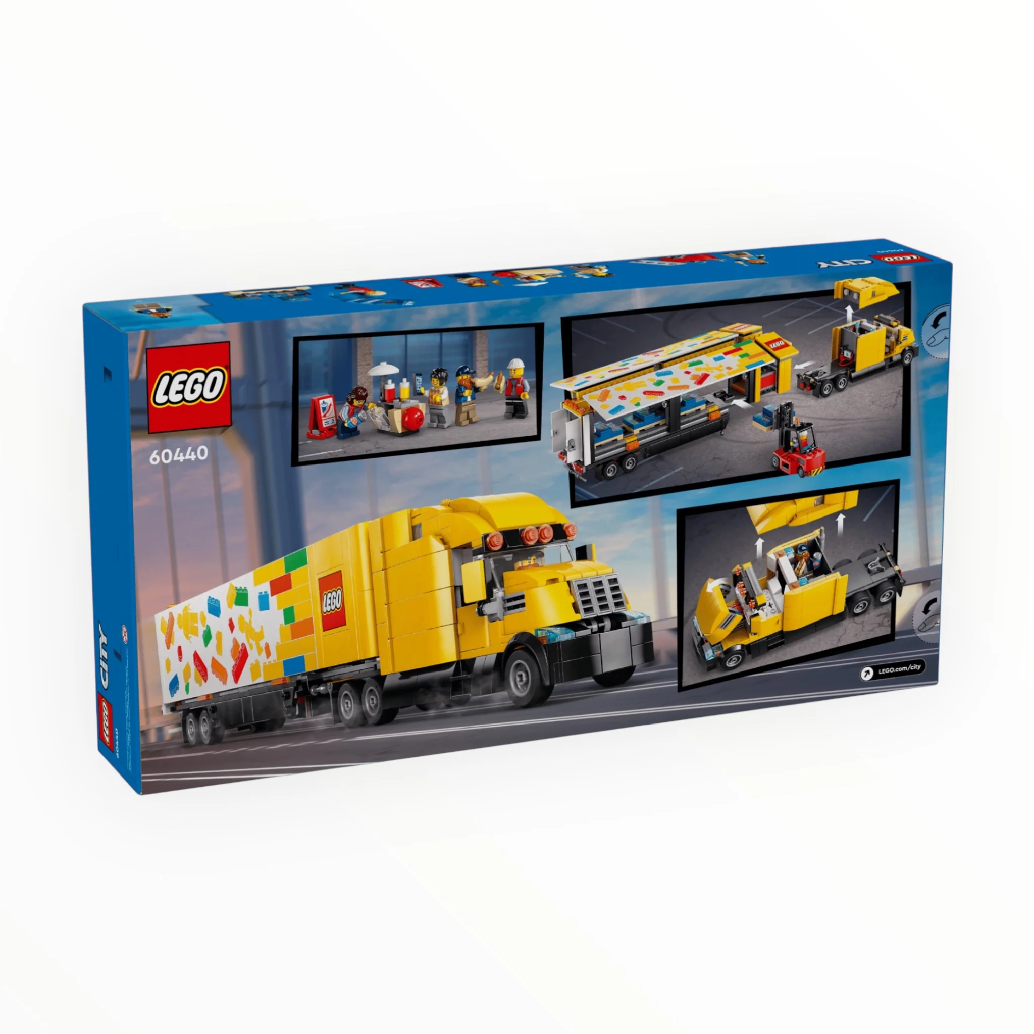 60440 City Yellow Delivery Truck - Image 3