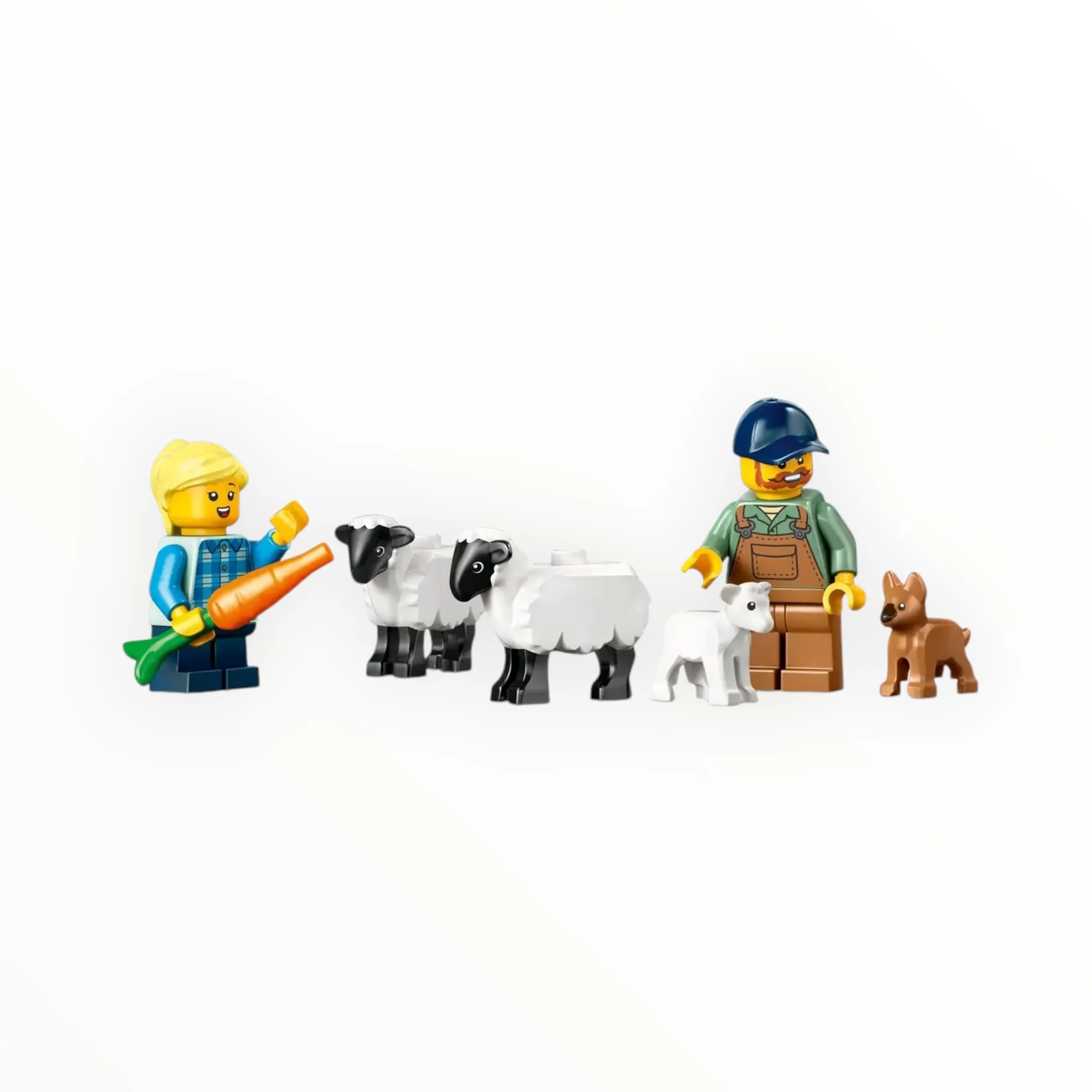 60461 City Red Farm Tractor with Trailer - Image 2