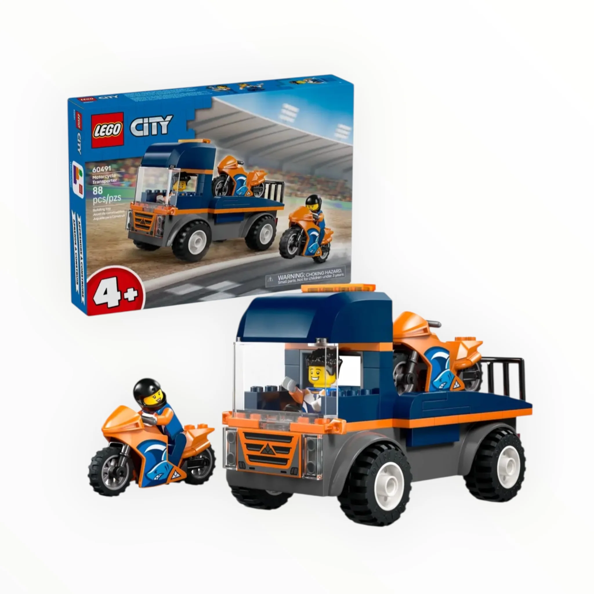 60491 City Motorcycle Transporter