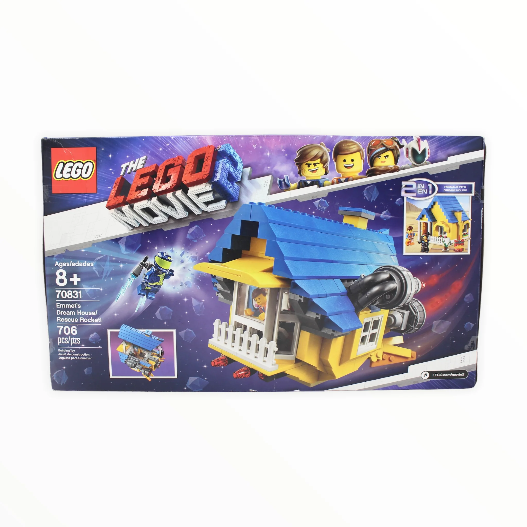 Retired Set 70831 LEGO Movie 2 Emmet’s Dream House/ Rescue Rocket! - Image 2