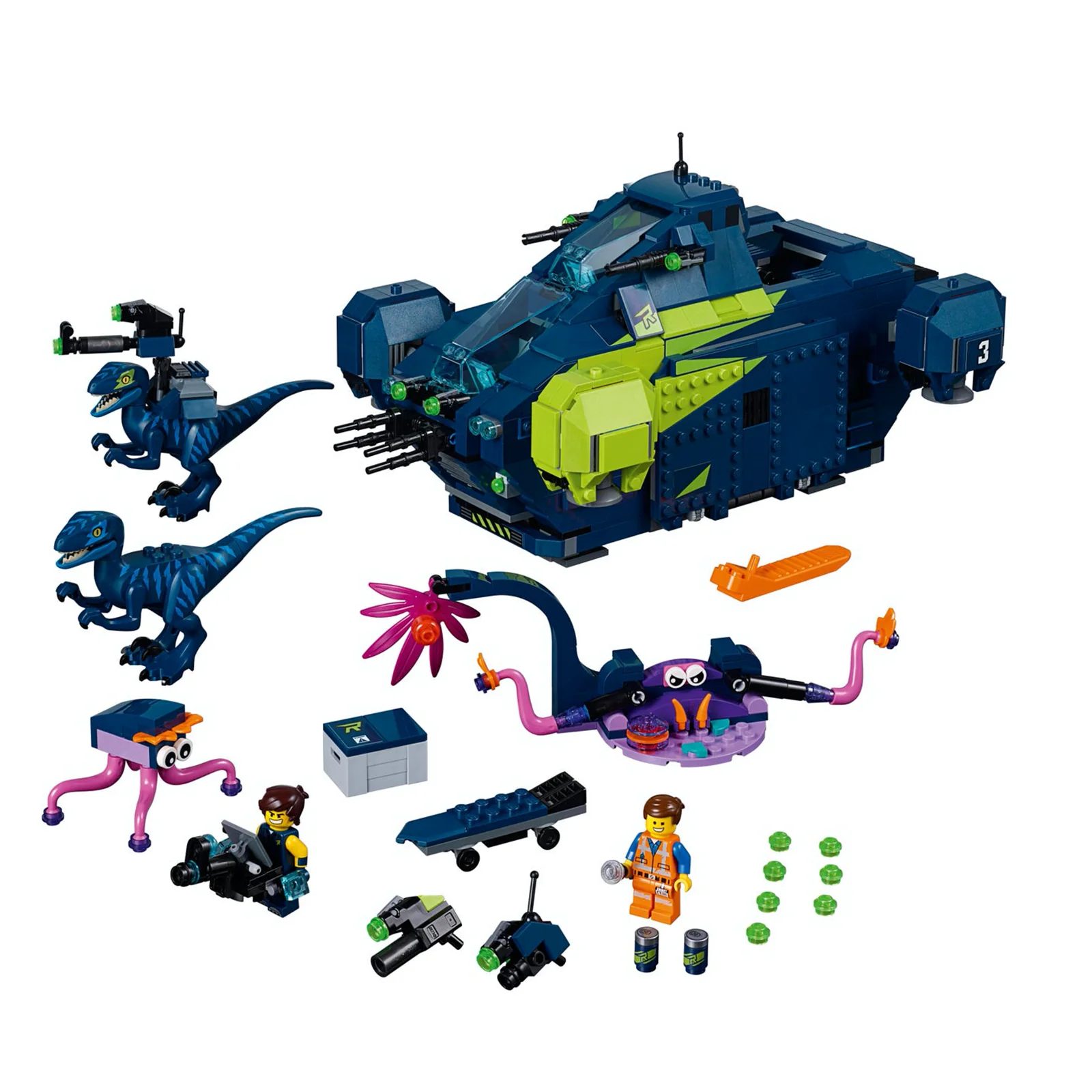 Retired Set 70835 LEGO Movie 2 Rex's Rexplorer! - Image 2