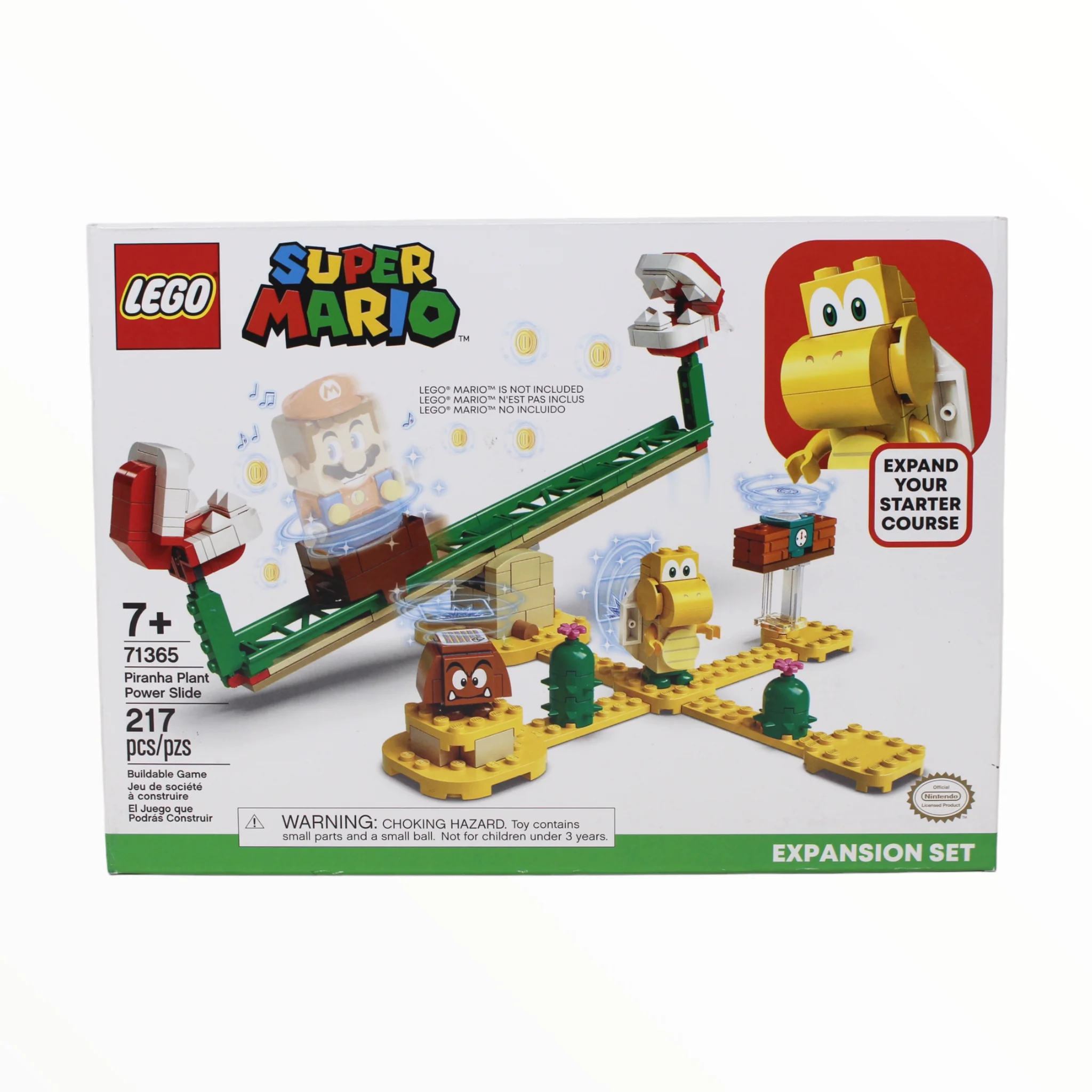 Retired Set 71365 Super Mario Piranha Plant Power Slide Expansion Set