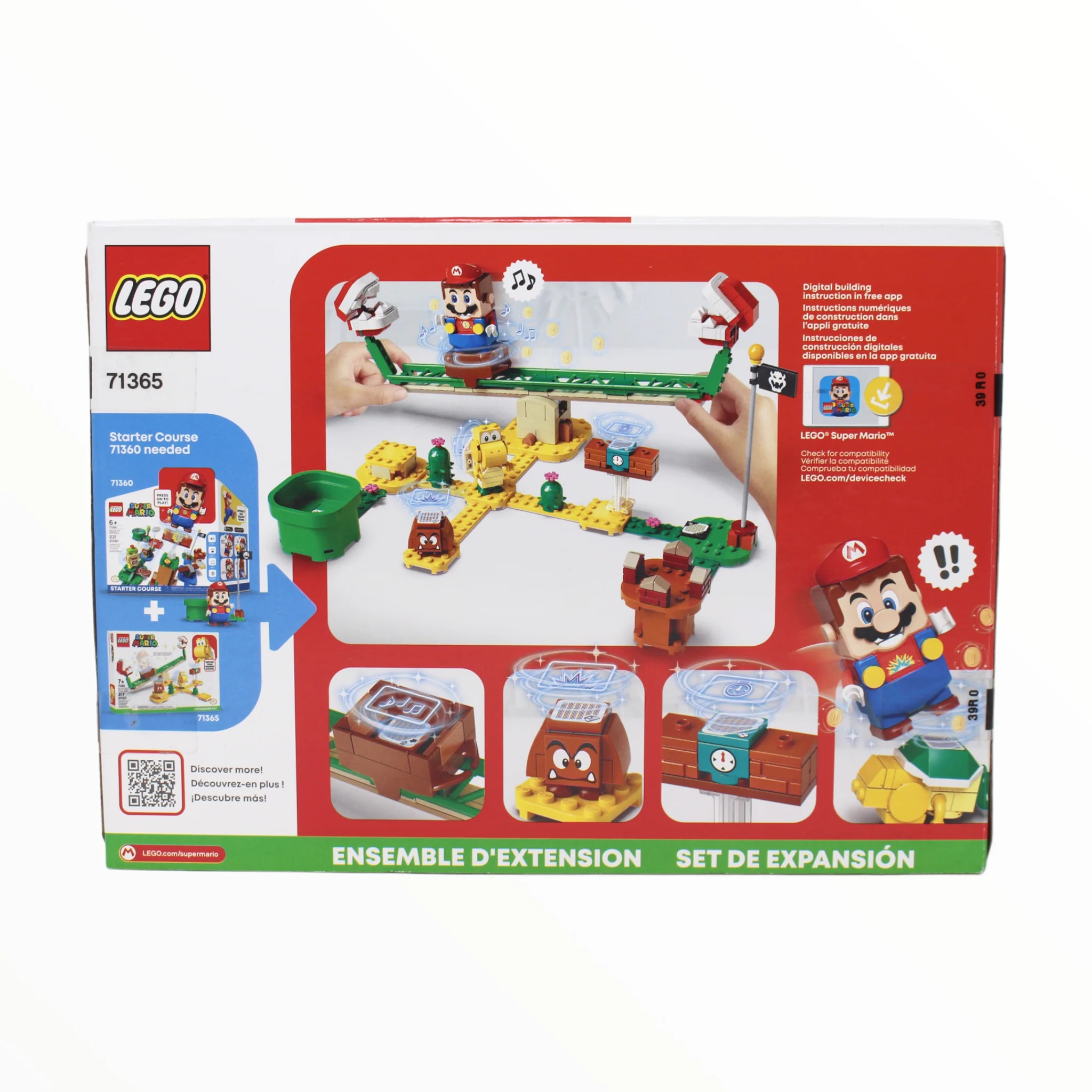 Retired Set 71365 Super Mario Piranha Plant Power Slide Expansion Set - Image 2