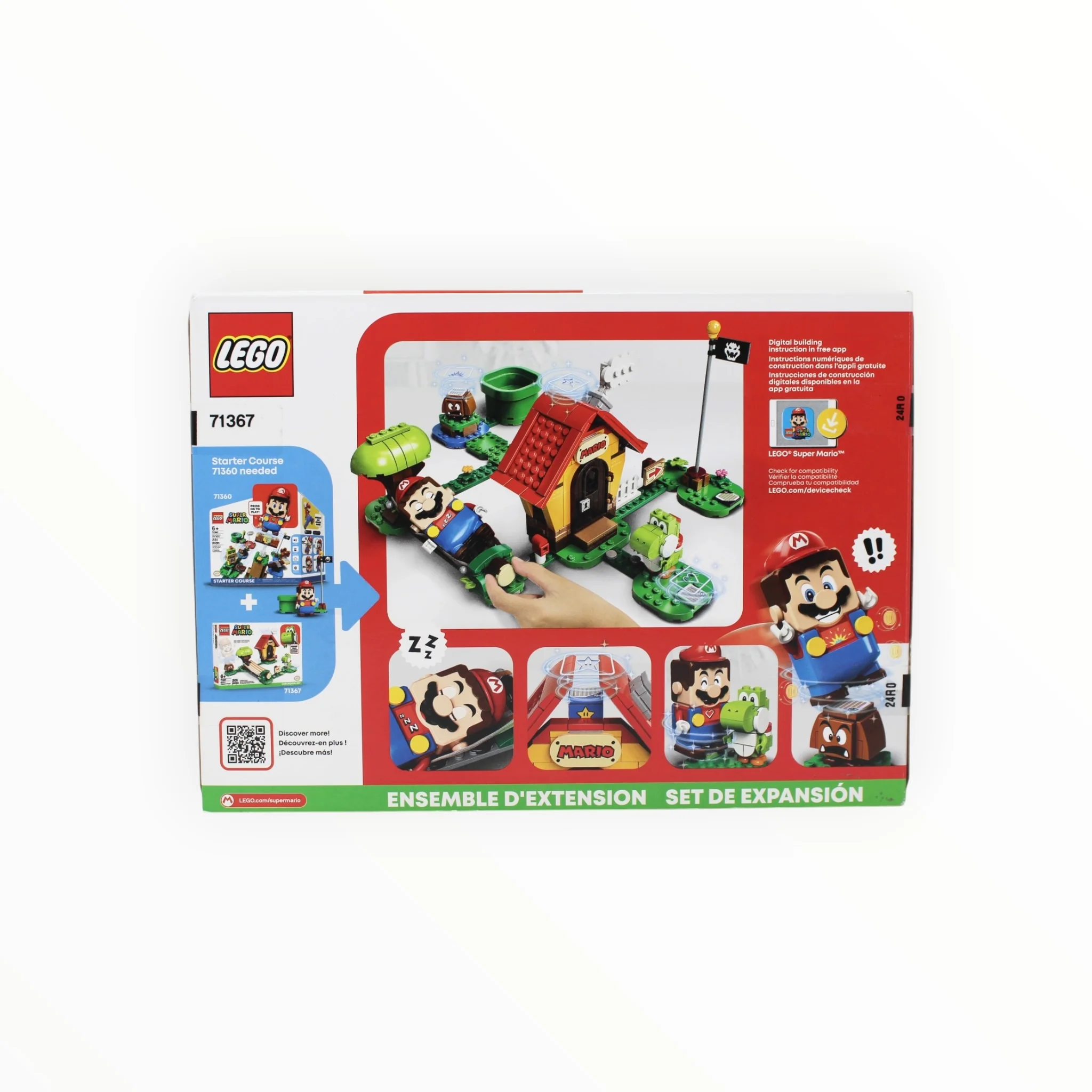 Retired Set 71367 Super Mario Marios House & Yoshi Expansion Set - Image 2