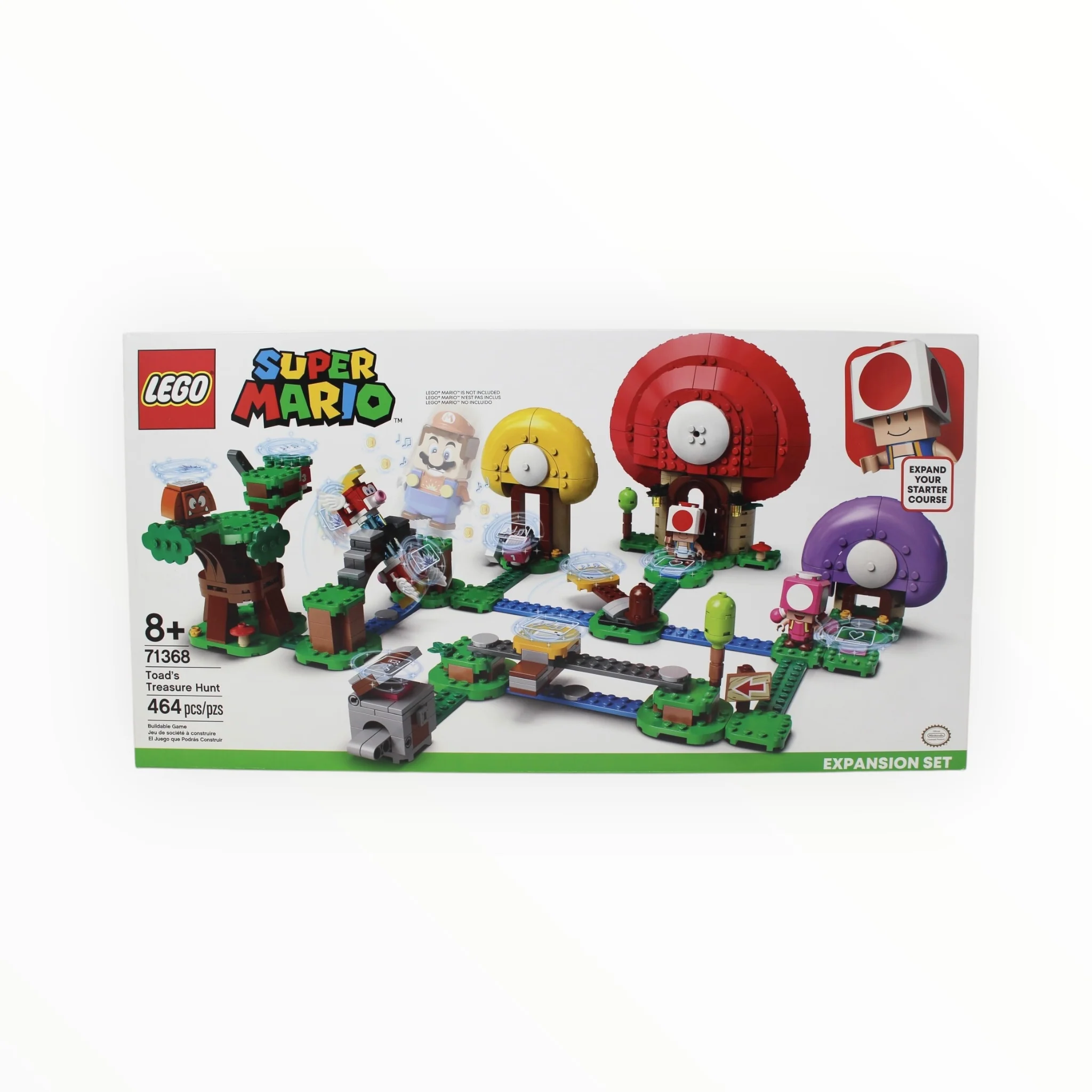 Retired Set 71368 Super Mario Toads Treasure Hunt Expansion Set